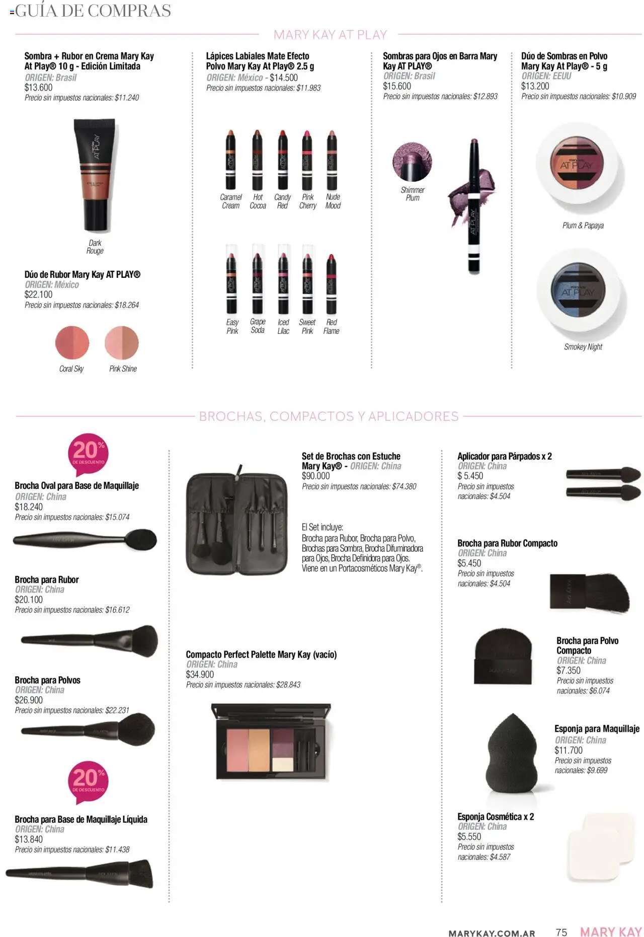 Mary Kay catálogo Invierno │ válido desde el 01.07.2025 | Página: 75 | Productos: Maquillaje, Rubor, Sombra, Polvo compacto