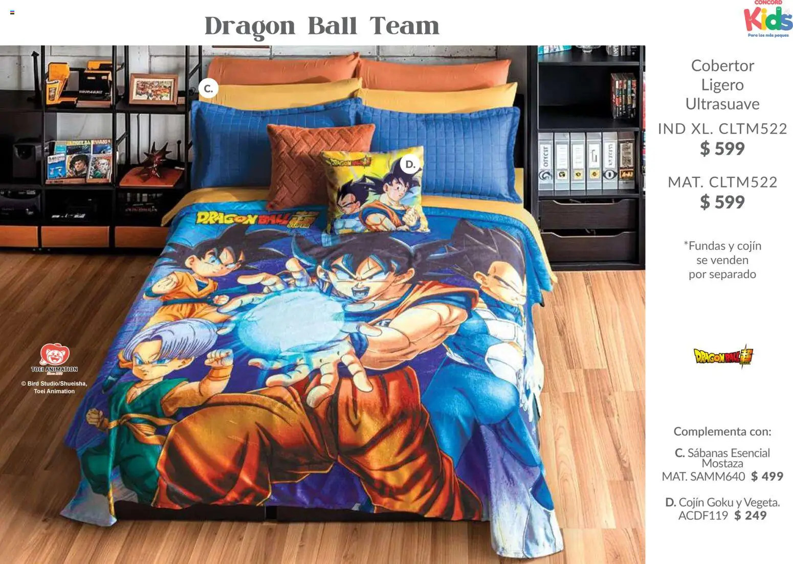Nuevas ofertas de Colchas Concord válidas en toda la República Mexicana desde el 01.02.2026. ¡Encuentra las mejores ofertas en Colchas Concord catálogo Kids! | Página: 88 | Productos: Mostaza, Cobertor, Sabanas