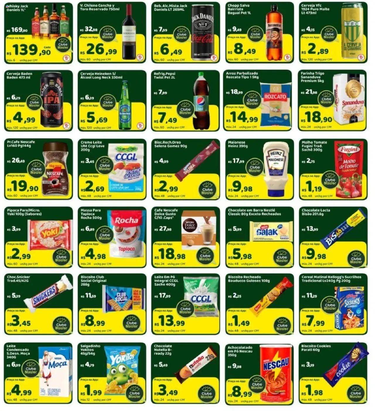Master Folheto - válido de 08.08.2025 | Página: 3 | Produtos: Biscoito, Cerveja Heineken, Massa, Cookies
