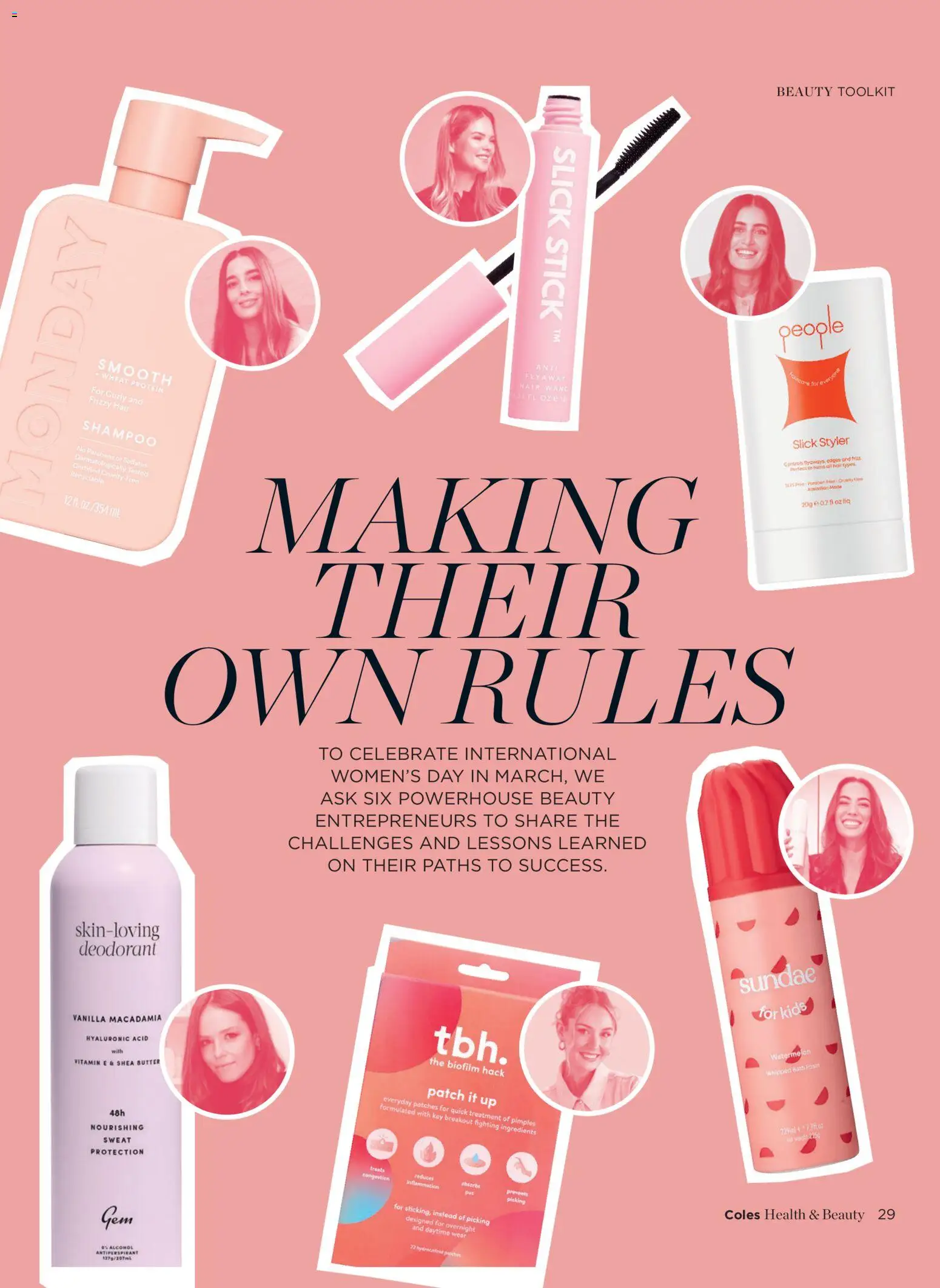 Coles catalogue - valid from 06.01.2026 | Page: 29 | Products: Bath, Shampoo, Deodorant, Wheat