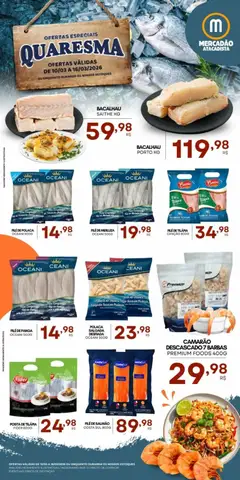 Mercadão Atacadista ofertas Quaresma - Pré-Visualização do folheto da loja Mercadão Atacadista, válido de 10.03.2026