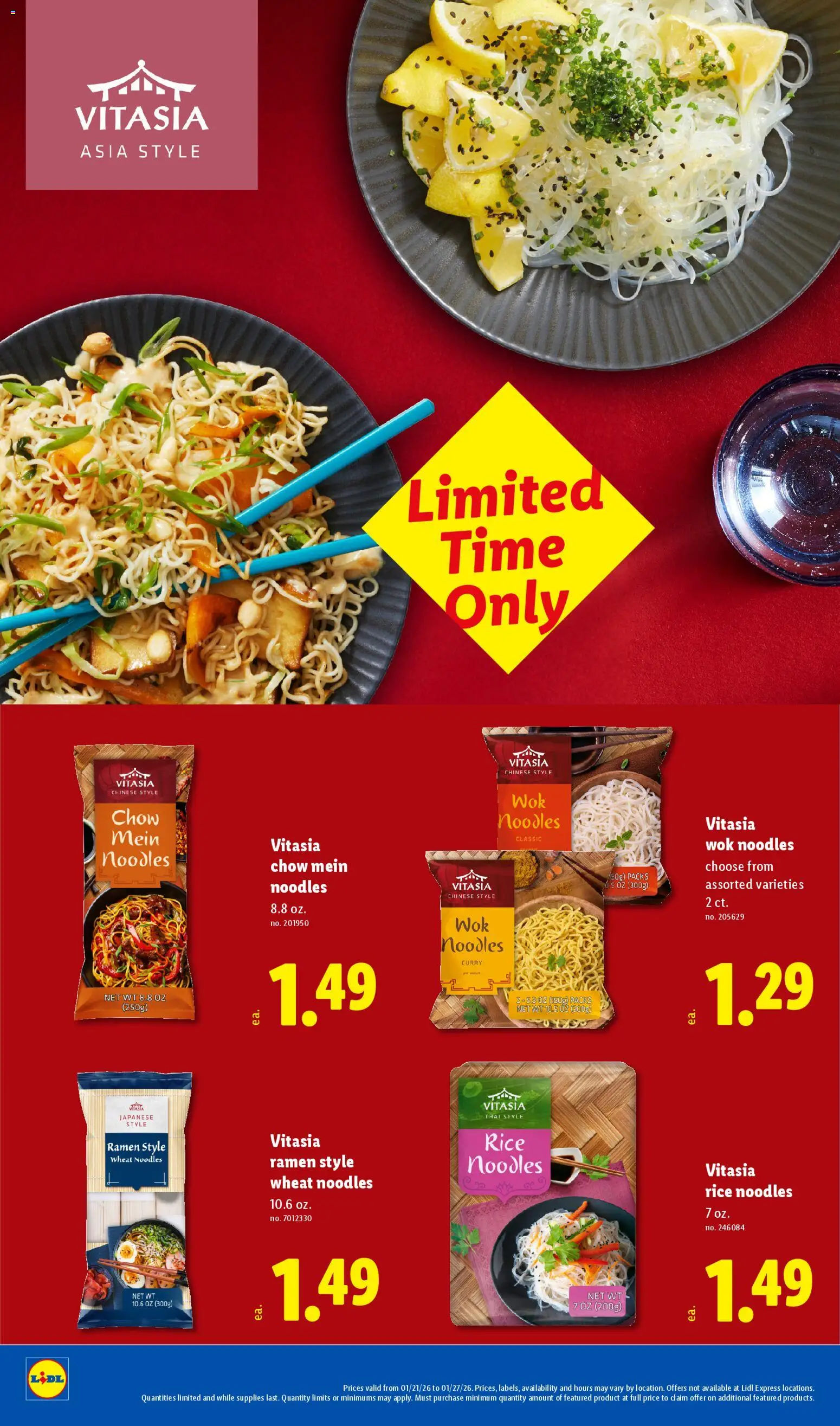 Lidl Weekly Ad - valid from 21.01.2026 | Page: 4 | Products: Wok, Rice, Noodles