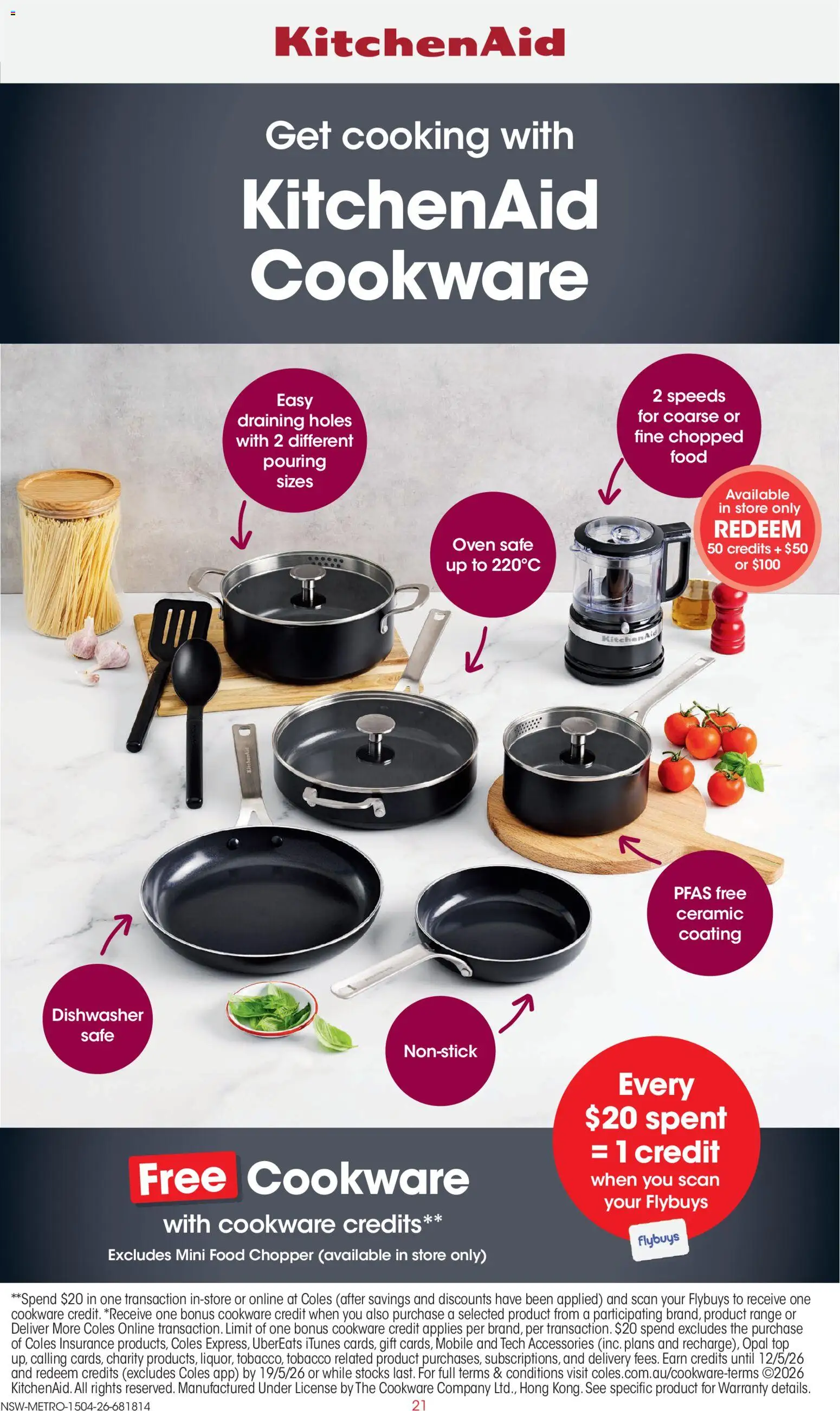 Coles catalogue - valid from 15.04.2026 | Page: 21 | Products: Opal, Accessories, Dishwasher, Mobile