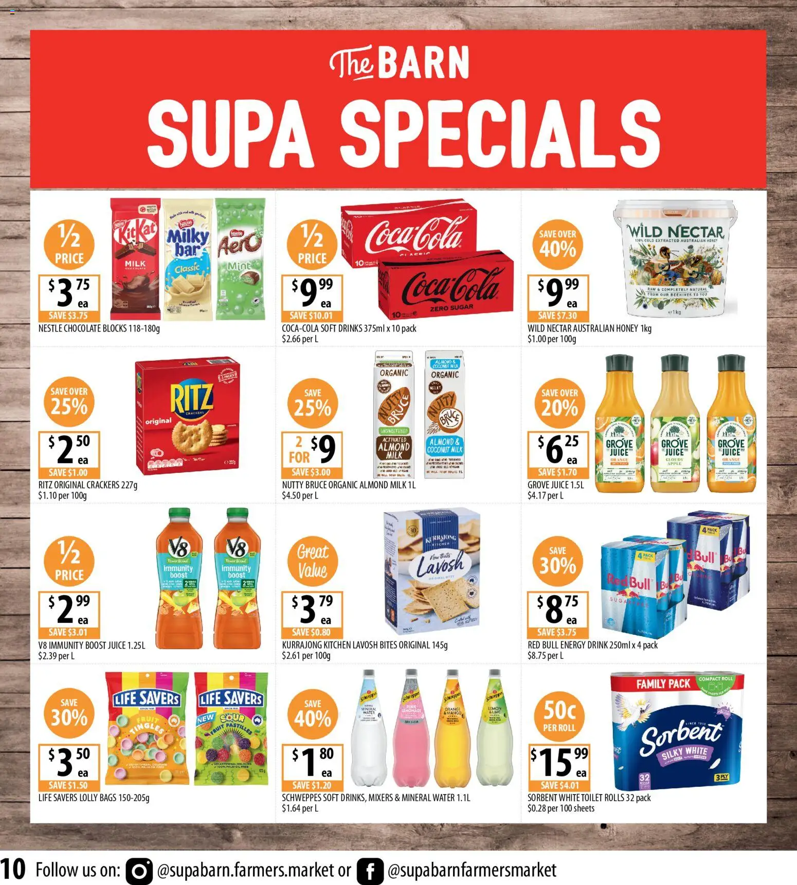 Supabarn catalogue - valid from 05.11.2025 | Page: 10 | Products: Toilet, Juice, Honey, Soft drinks