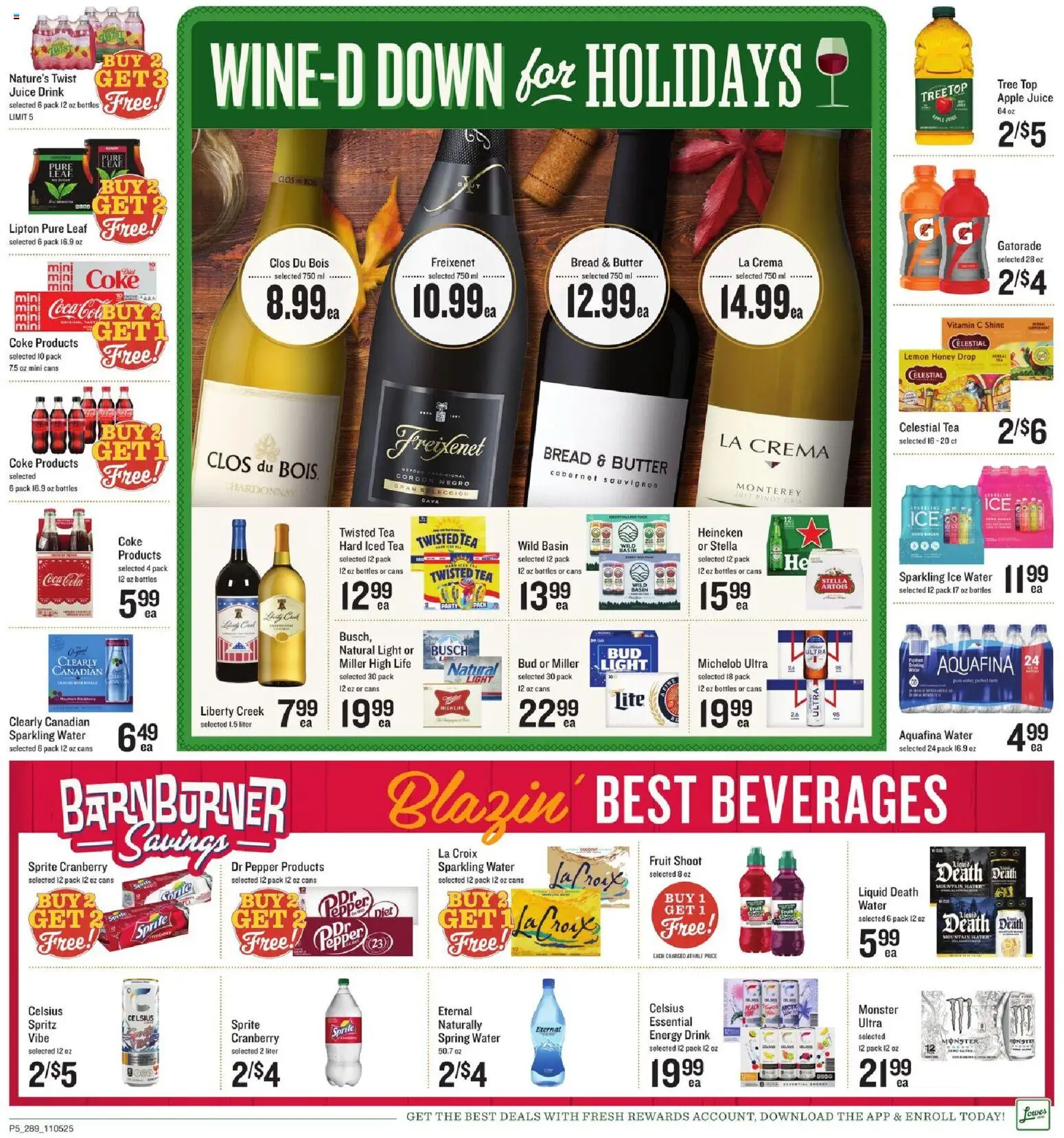 Lowes Foods Weekly Ad - GA - valid from 05.11.2025 | Page: 7 | Products: Vitamin, Juice, Tea, Water