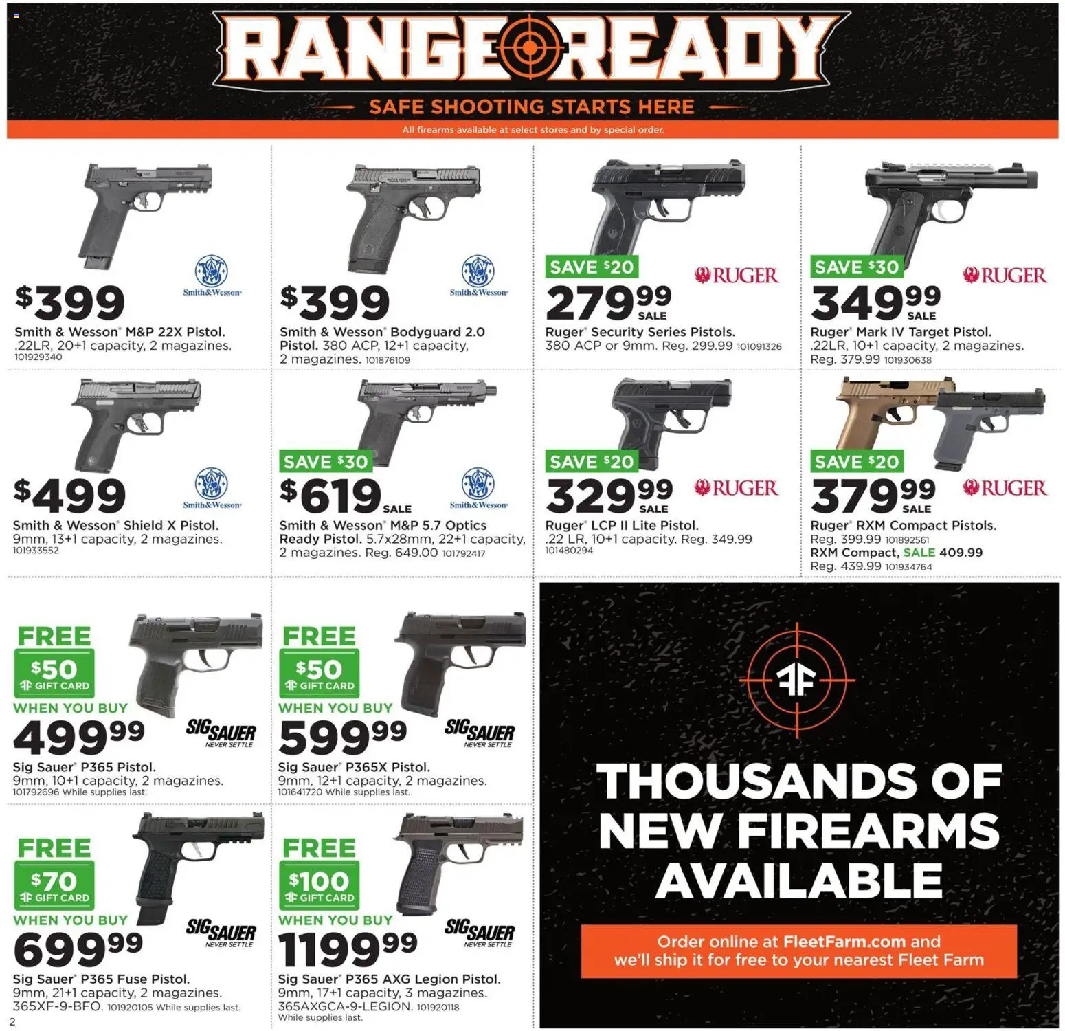 Mills Fleet Farm Range Ready - valid from 26.01.2026 | Page: 2 | Products: Safe