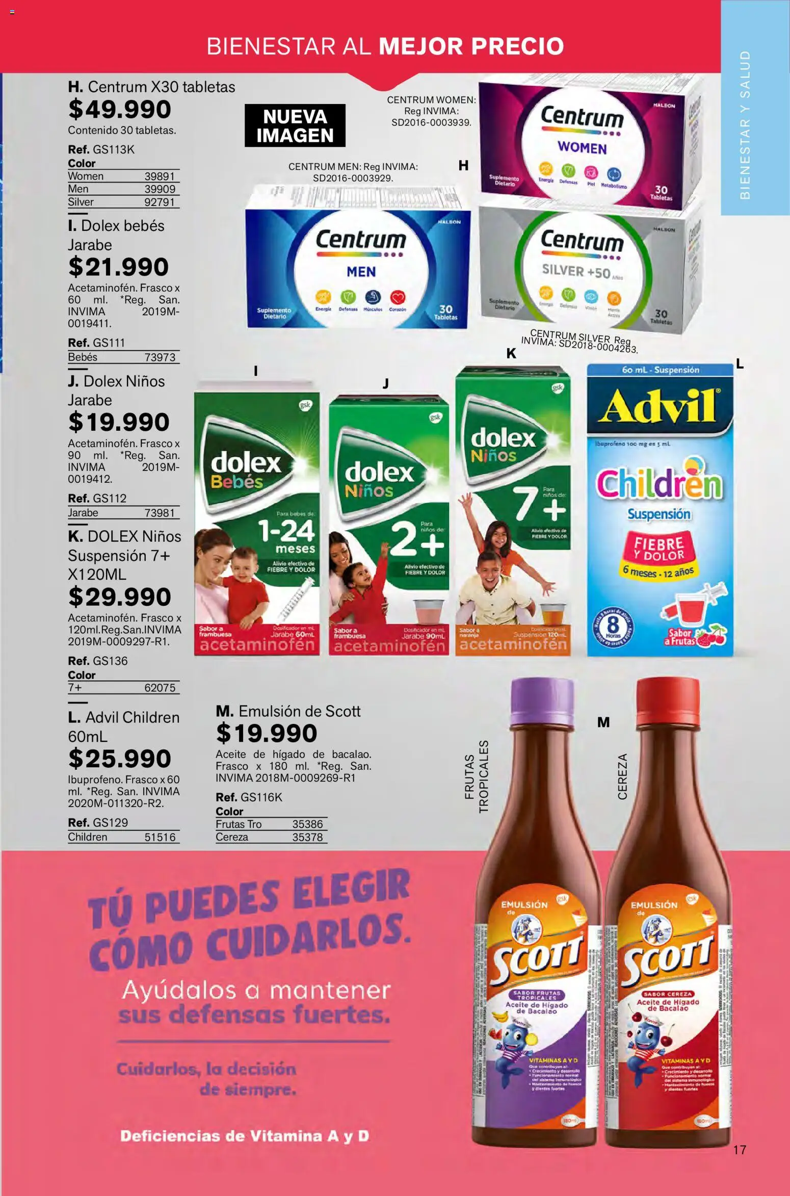 Leonisa revista - valida desde el 02.01.2026 | Página: 17 | Productos: Frasco, Vitaminas, Emulsión, Aceite