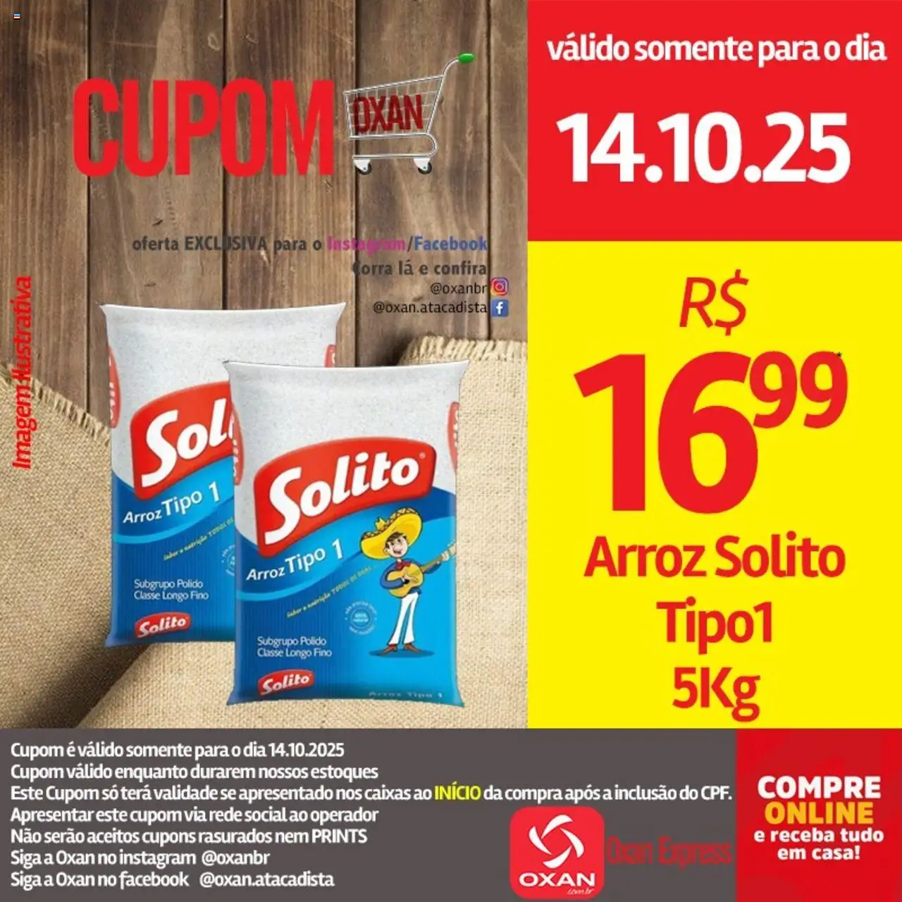 Oxan Atacadista Folheto - válido de 14.10.2025 | Página: 6 | Produtos: Arroz