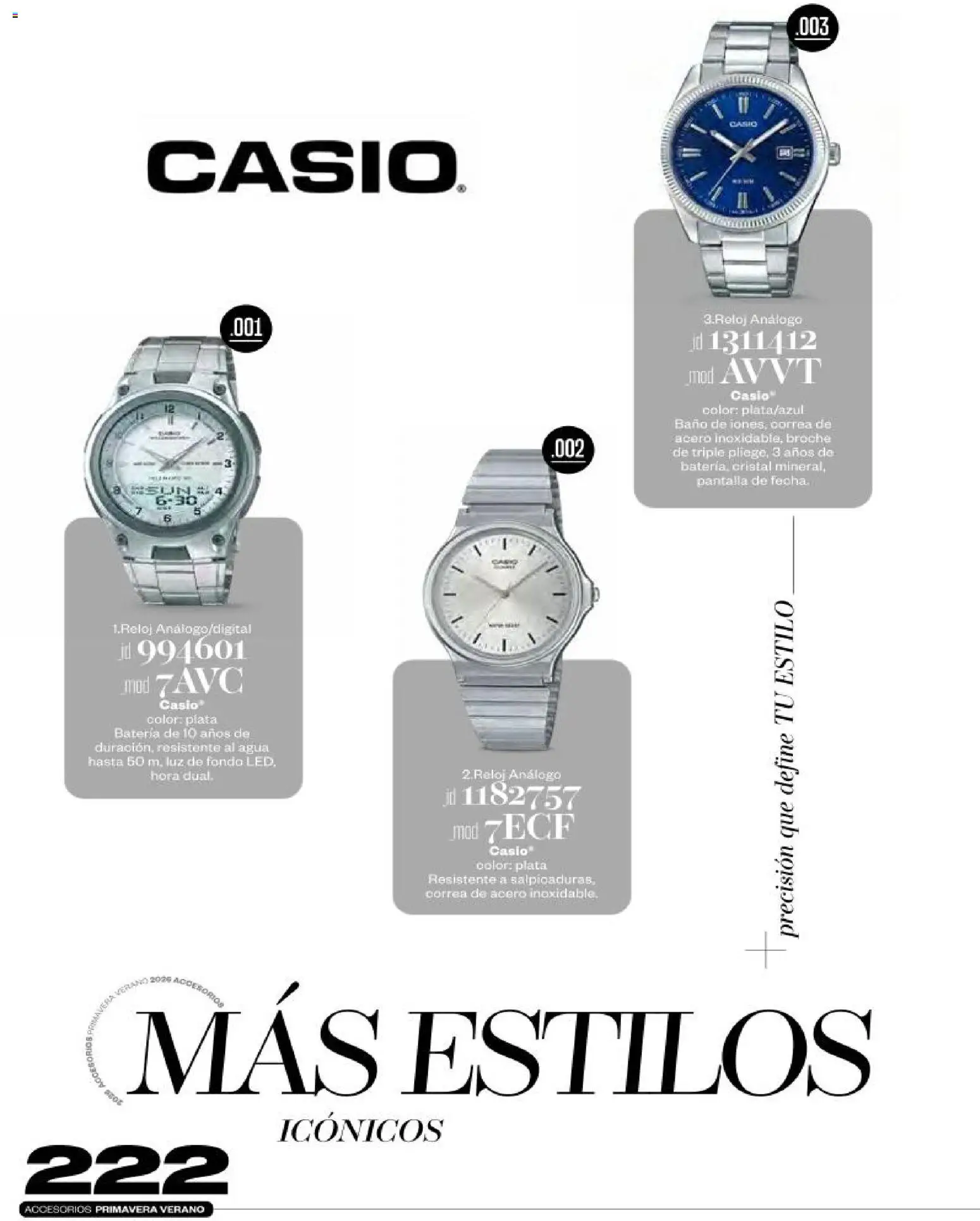 Nuevas ofertas de Price Shoes válidas en toda la República Mexicana desde el 18.04.2026. ¡Encuentra las mejores ofertas en Price Shoes catálogo Accesorios! | Página: 222 | Productos: Agua, Batería, Baño, Reloj