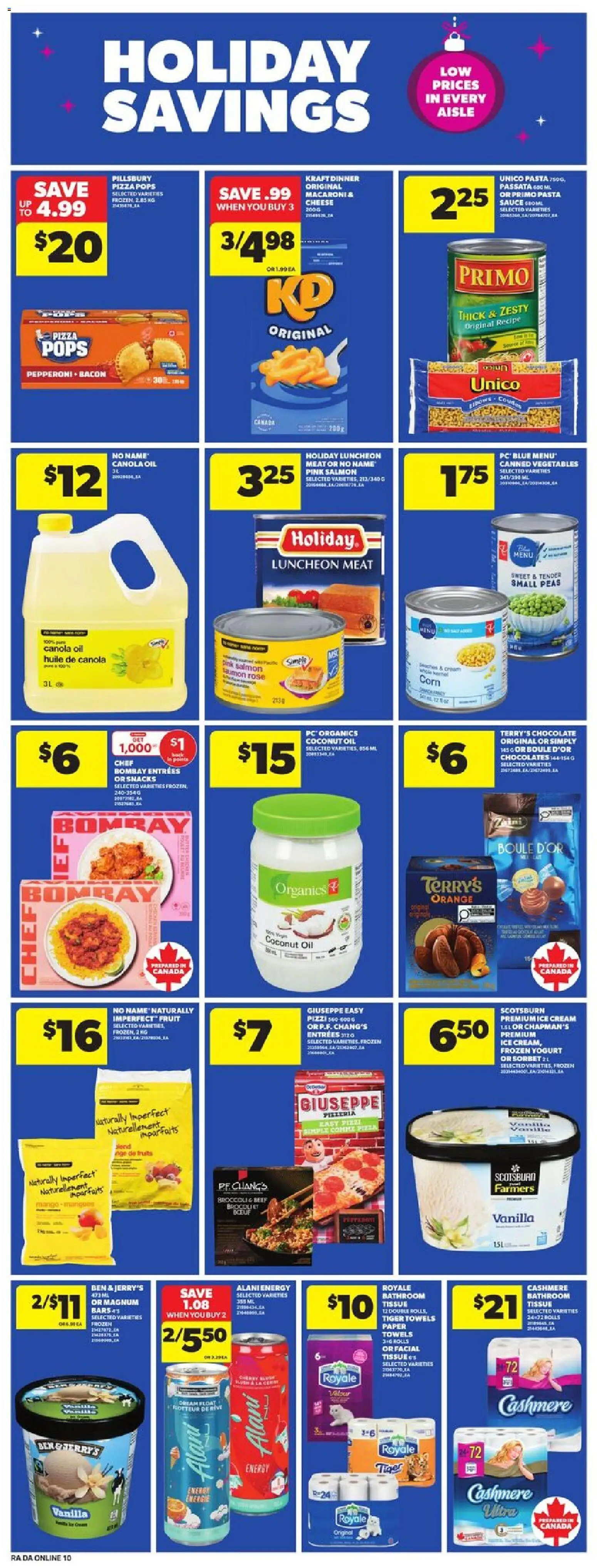 Atlantic Superstore flyer valid from 20.11.2025 | Page: 20 | Products: Pasta, PC, Cheese, Oil