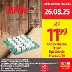 Oxan Atacadista Folheto - válido de 26.08.2025 | Página: 8 | Produtos: Ovos