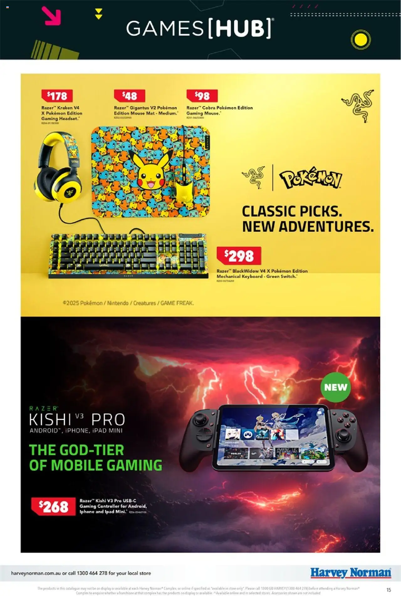 Harvey Norman catalogue - valid from 10.10.2025 | Page: 15 | Products: Mouse, Keyboard, Iphone, Mobile