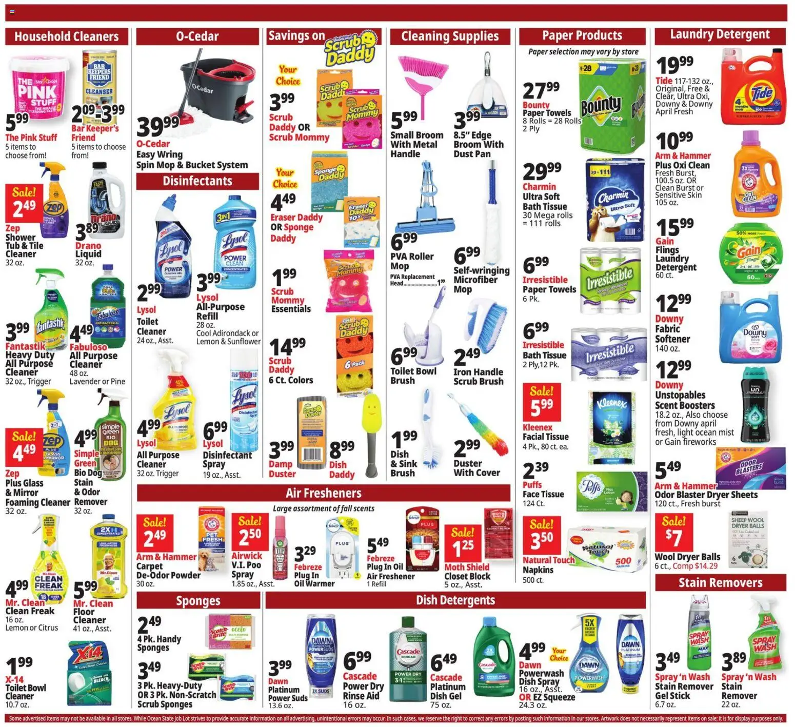 Ocean State Job Lot Weekly Ad - MA - valid from 06.11.2025 | Page: 16 | Products: Shower, Powder, Sponge, Closet