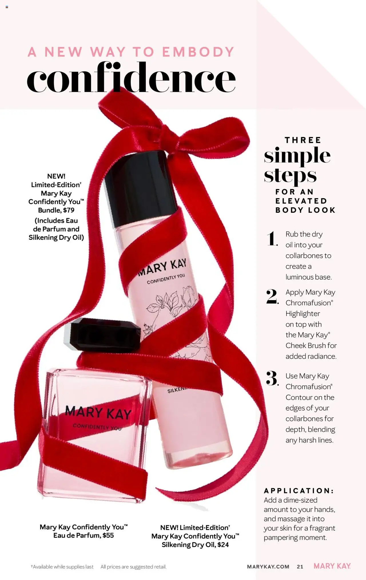Mary Kay The Look Fall/Holiday 2025 - valid from 16.09.2025 | Page: 21 | Products: Brush, Highlighter, Oil