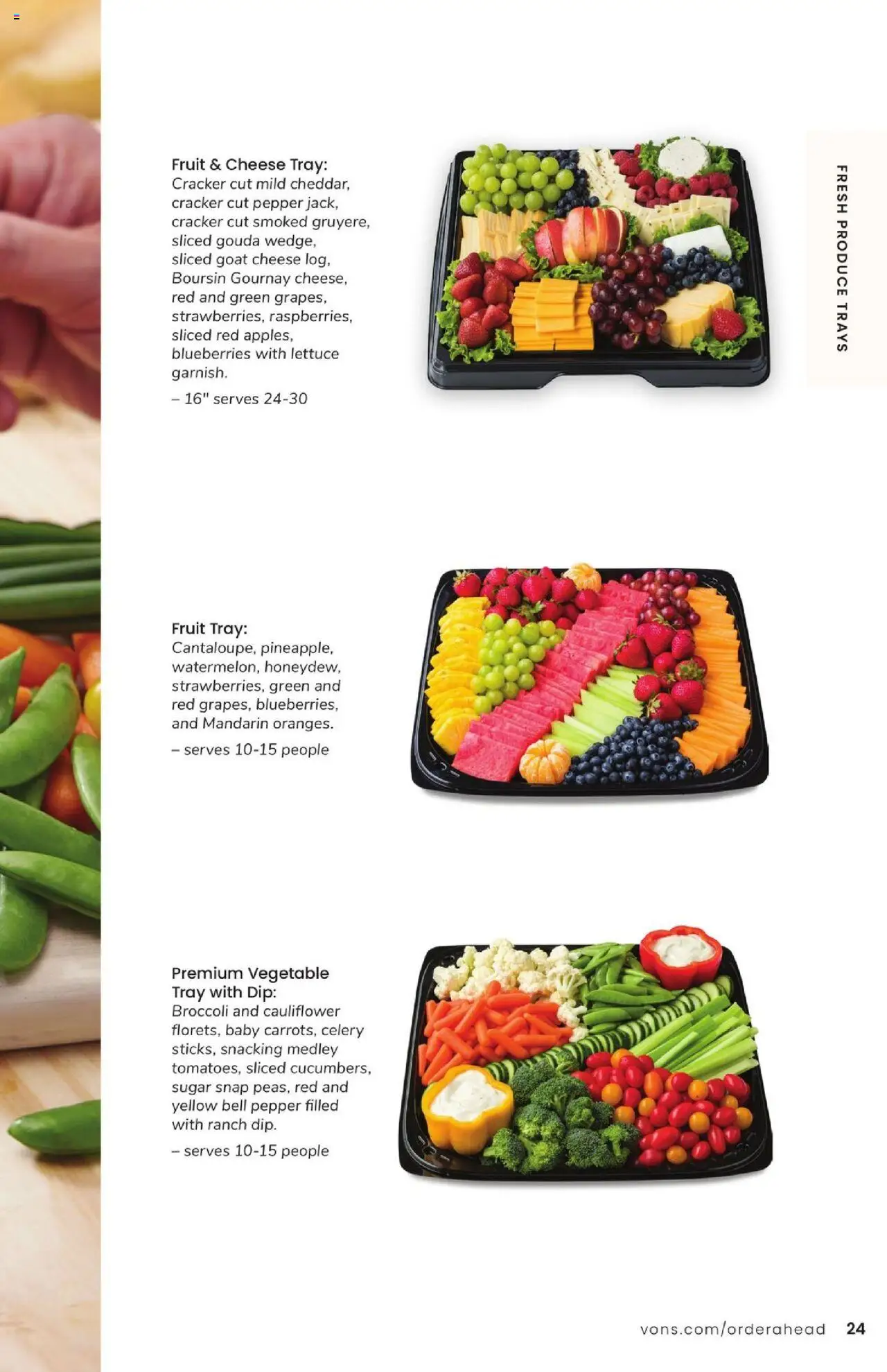 Vons Entertaining Guide - valid from 23.04.2025 | Page: 25 | Products: Broccoli, Sugar, Pepper, Cauliflower