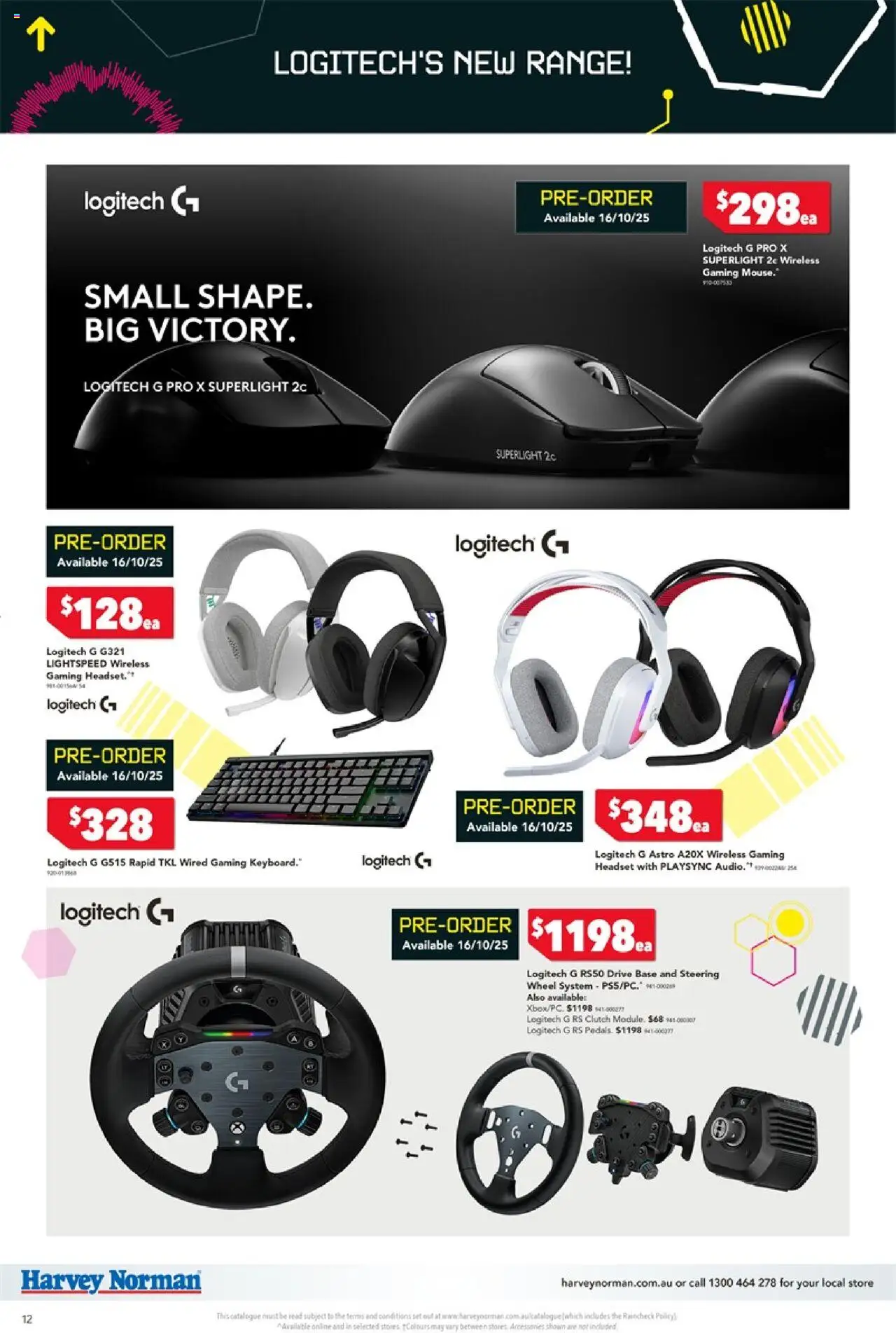 Harvey Norman catalogue - valid from 10.10.2025 | Page: 12 | Products: Clutch, Accessories, Headset