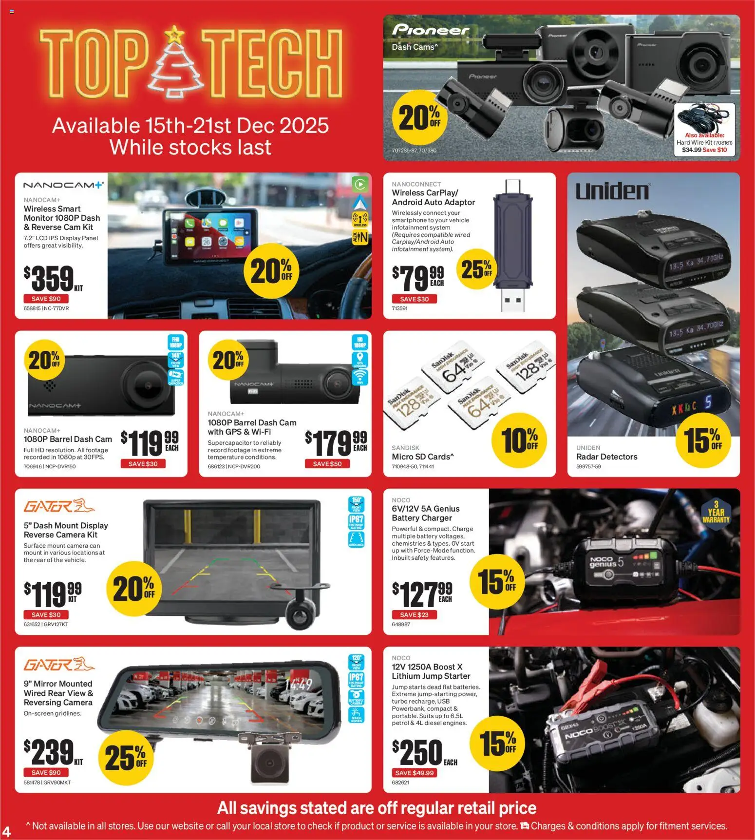 Supercheap Auto catalogue from 15.12.2025 | Page: 4