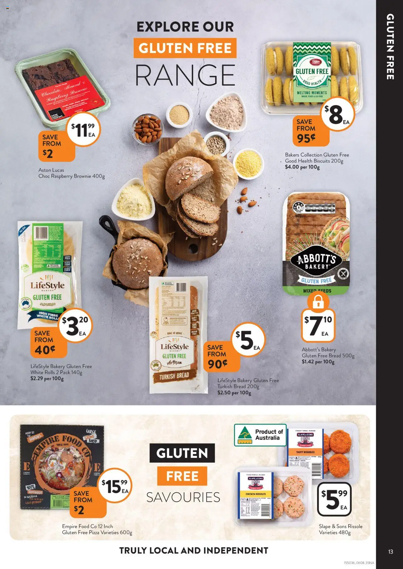 Foodworks catalogue - valid from 06.08.2025 | Page: 13 | Products: Handmade, Pizza, Chicken, Raspberry