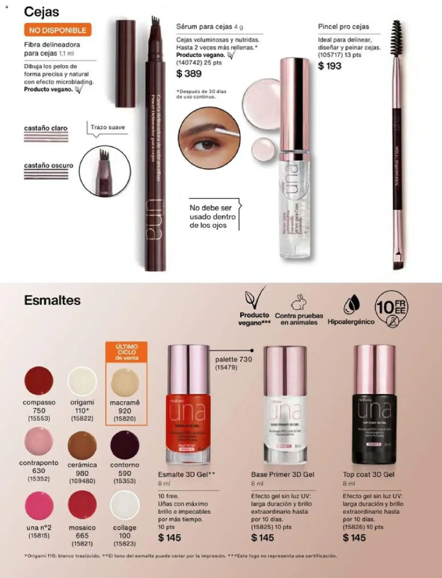 Nuevas ofertas de Natura válidas en toda la República Mexicana desde el 01.12.2025. ¡Encuentra las mejores ofertas en Natura campaña 18 2025! | Página: 83 | Productos: Pincel, Serum, Contorno, Brillo