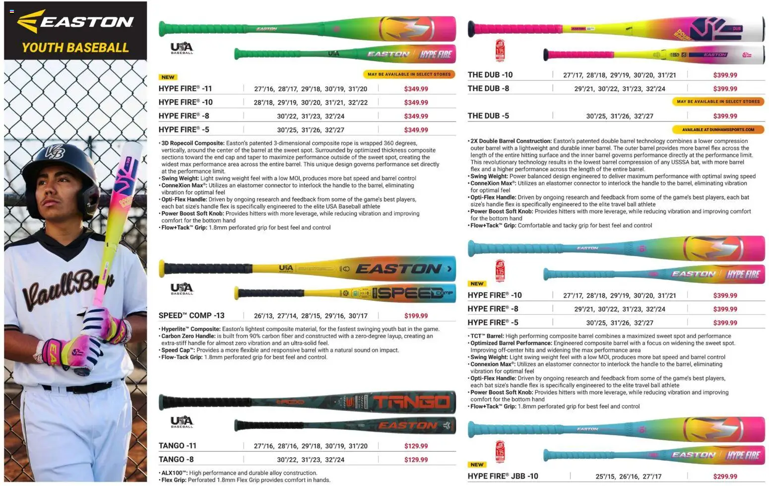 Dunham's Sports Rawlings & Easton Baseball & Softball Guide - valid from 12.02.2026 | Page: 4 | Products: Cap, Connector, Weight