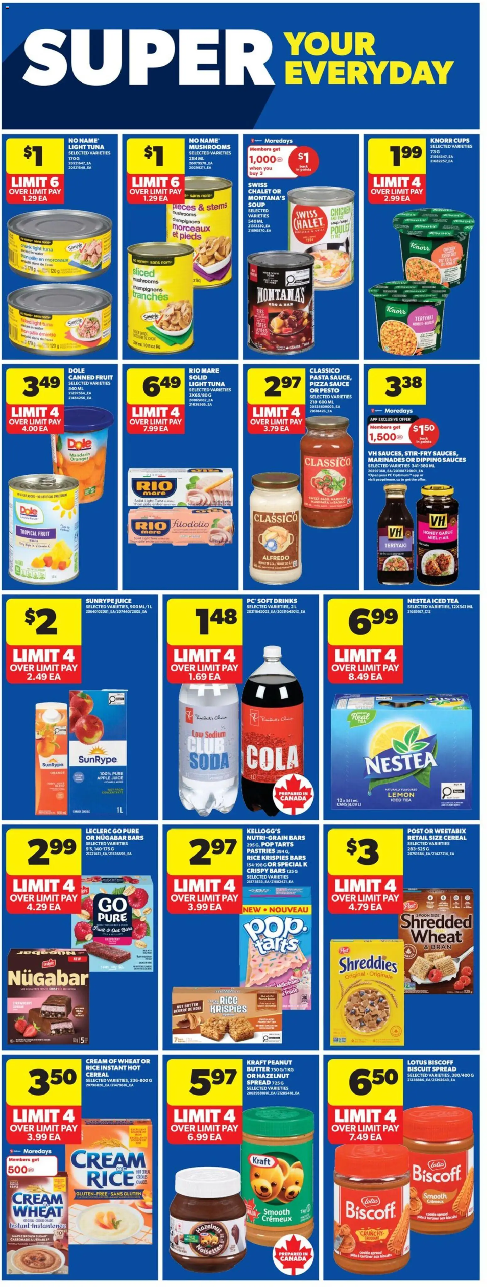 Real Canadian Superstore flyer valid from 19.03.2026 | Page: 26 | Products: Tea, PC, Chicken, Oranges