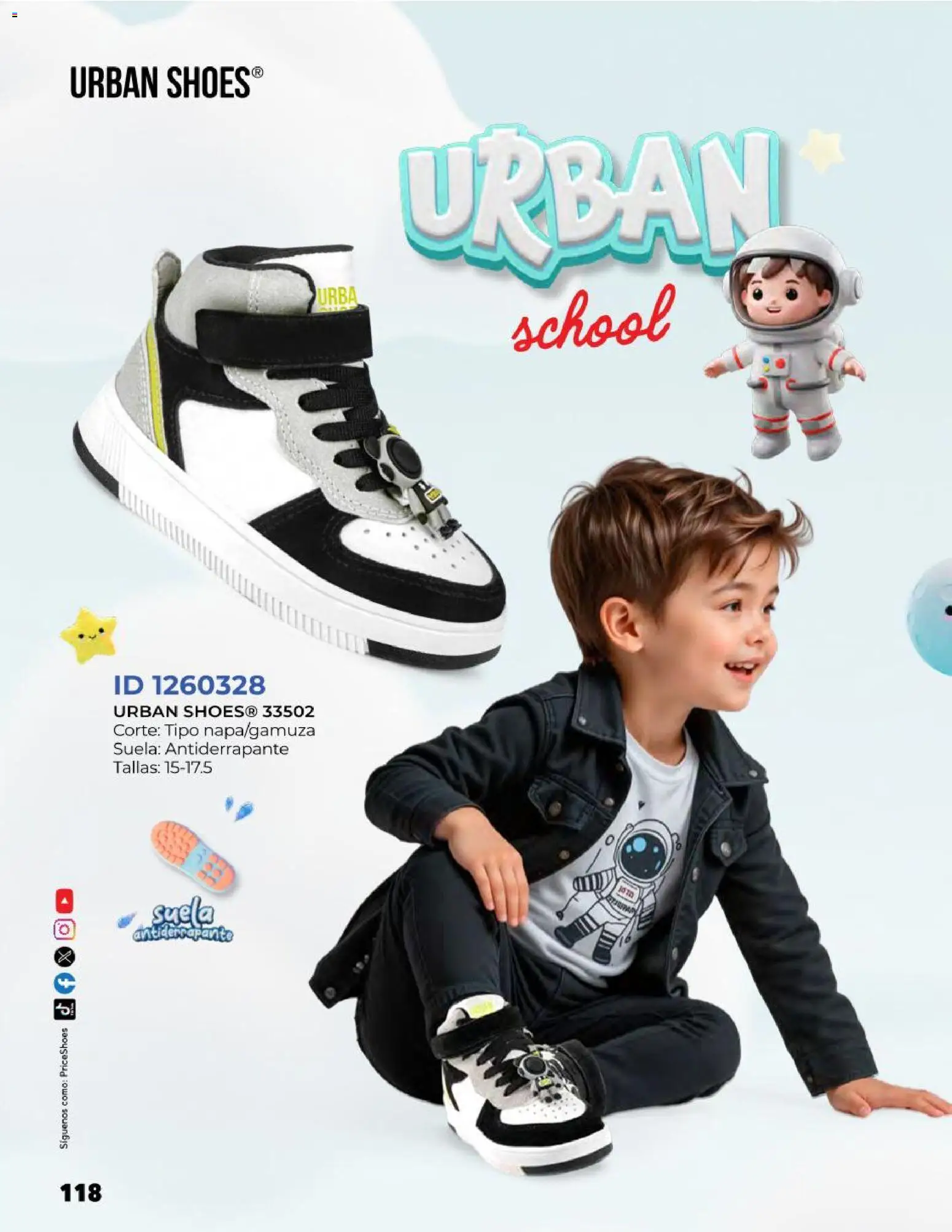 Nuevas ofertas de Price Shoes válidas en toda la República Mexicana desde el 27.10.2025. ¡Encuentra las mejores ofertas en Price Shoes catálogo Kids todo en uno! | Página: 118