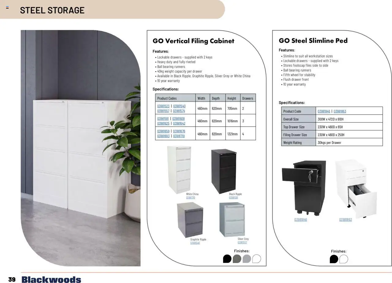 Black Woods catalogue - valid from 18.11.2024 | Page: 40 | Products: Cabinet, Drawer, Suit, Weight