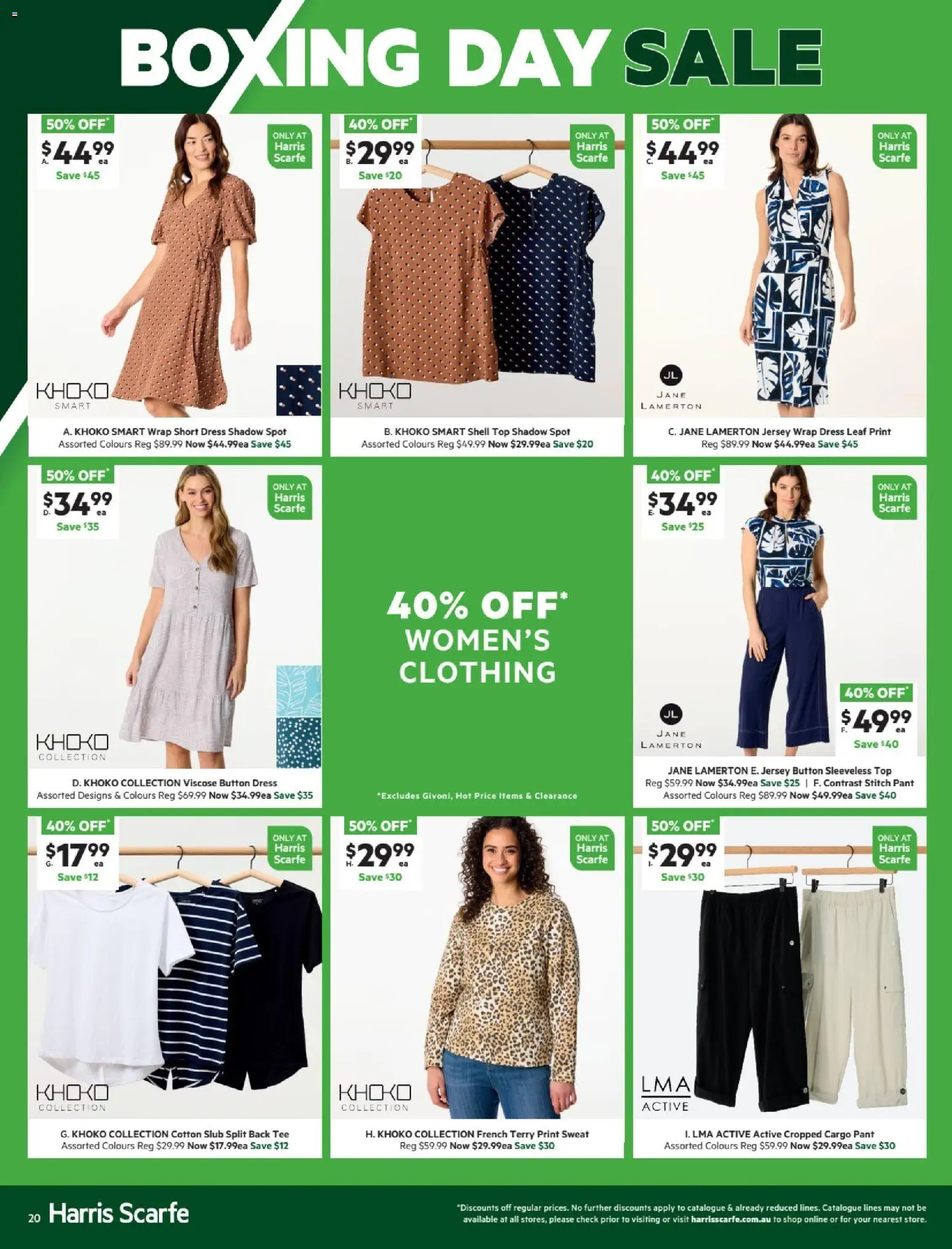 Harris Scarfe catalogue - valid from 24.12.2025 | Page: 20 | Products: Jersey, Terry, Dress, Sleeveless