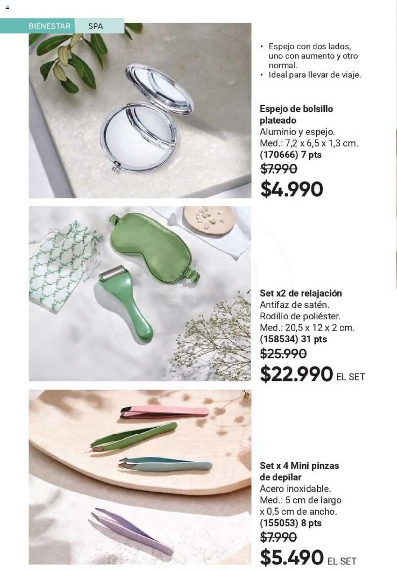 Catálogo AVON Fashion & Home │ válido desde el 19.07.2025 | Página: 57 | Productos: Espejo, Antifaz, Rodillo