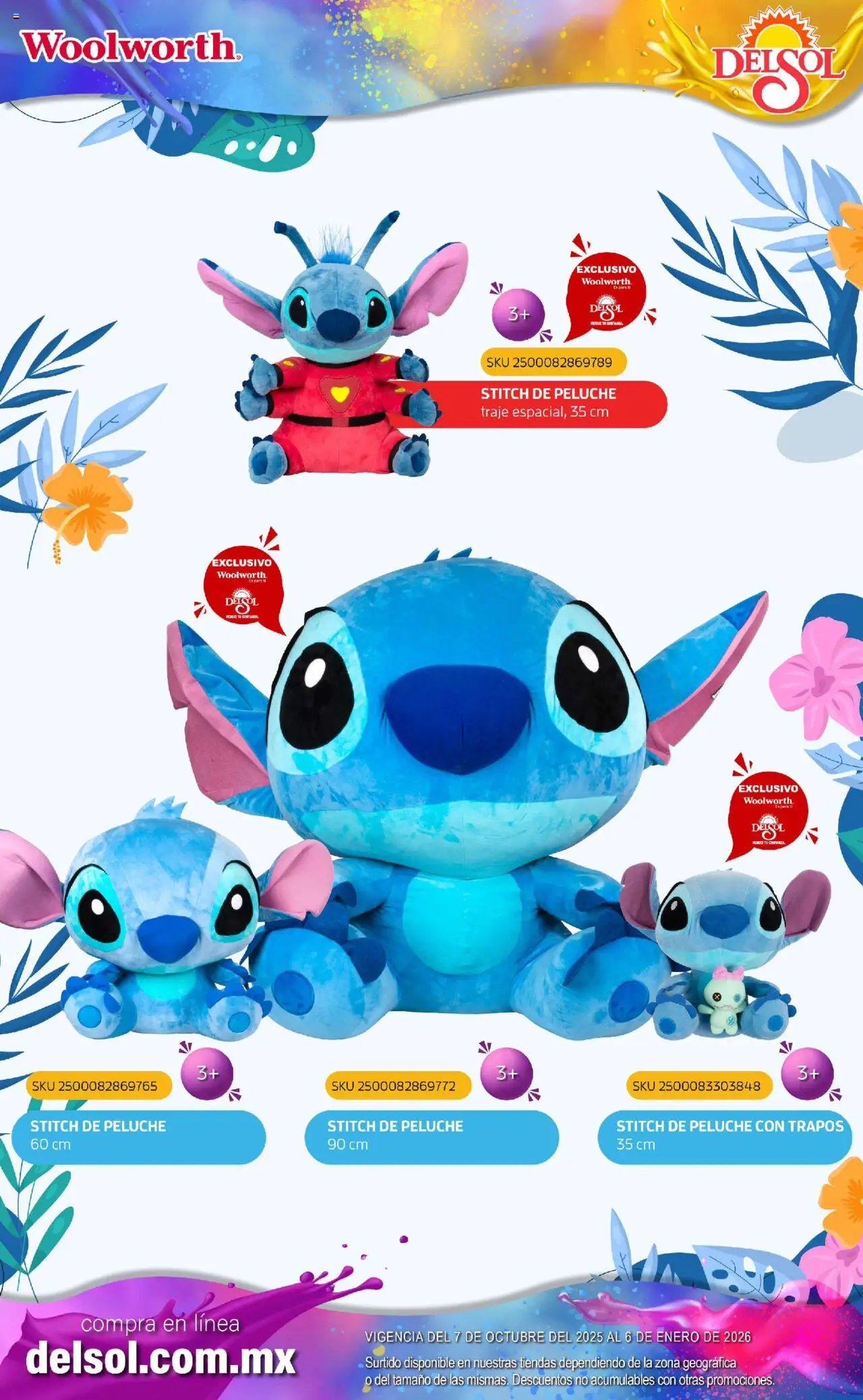 Nuevas ofertas de Del Sol y Woolworth válidas en toda la República Mexicana desde el 07.10.2025. ¡Encuentra las mejores ofertas en Del Sol y Woolworth - Catálogo Castillo Del Juguete! | Página: 236 | Productos: Traje