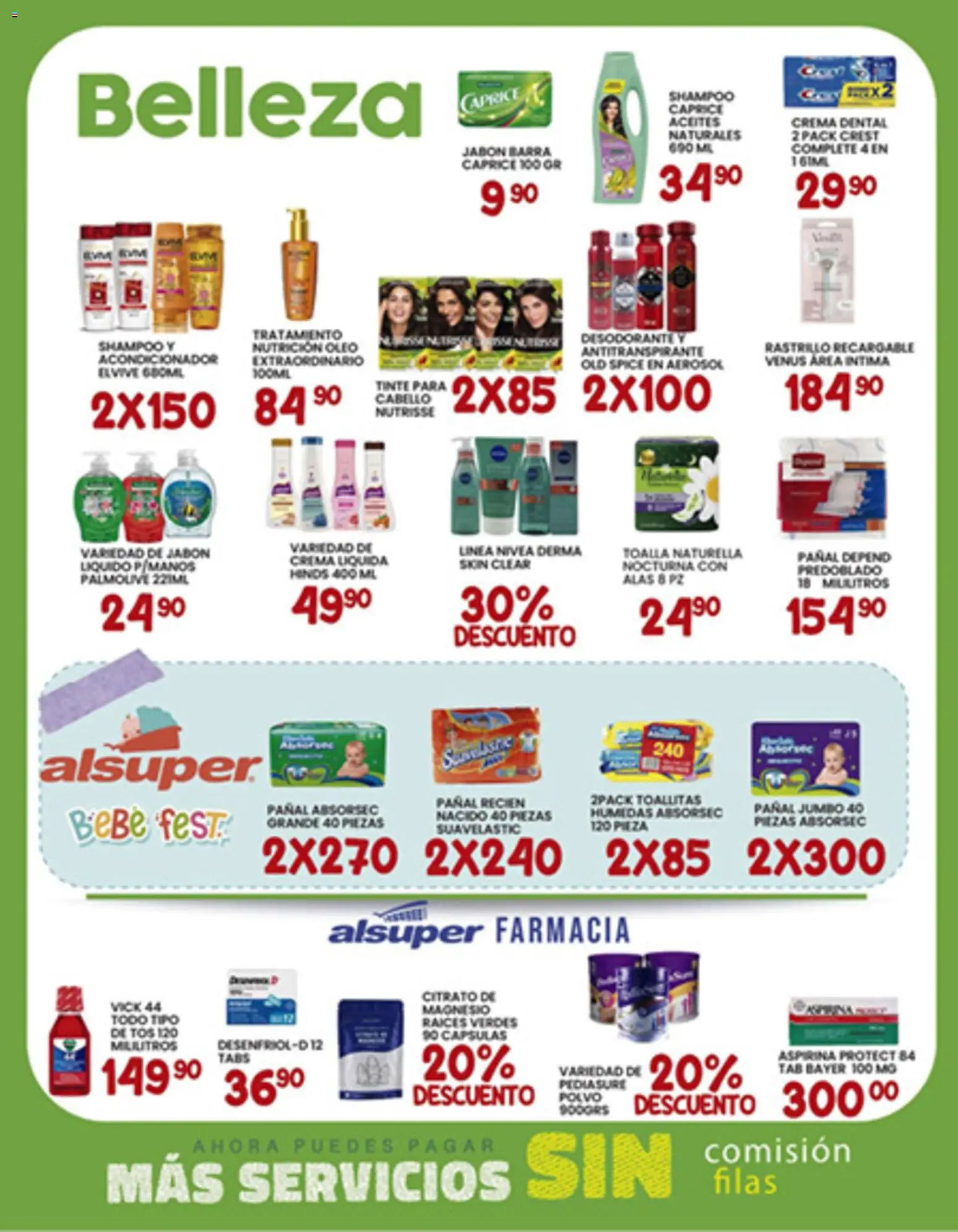 Nuevas ofertas de Alsuper válidas en toda la República Mexicana desde el 02.01.2026. ¡Encuentra las mejores ofertas en Alsuper folleto! | Página: 4 | Productos: Rastrillo, Toallitas húmedas, Toalla, Polvo