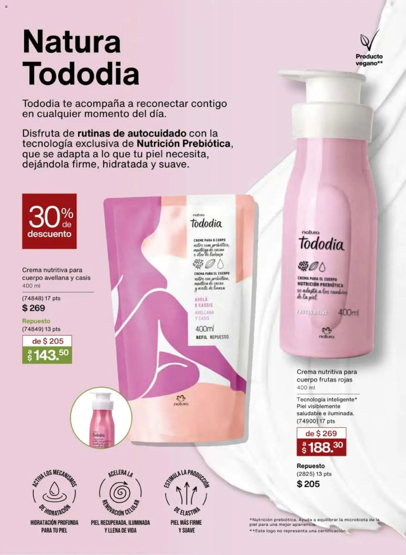 Nuevas ofertas de Natura válidas en toda la República Mexicana desde el 30.01.2026. ¡Encuentra las mejores ofertas en Natura campaña 3 2026! | Página: 100 | Productos: Crema, Aceite, Té