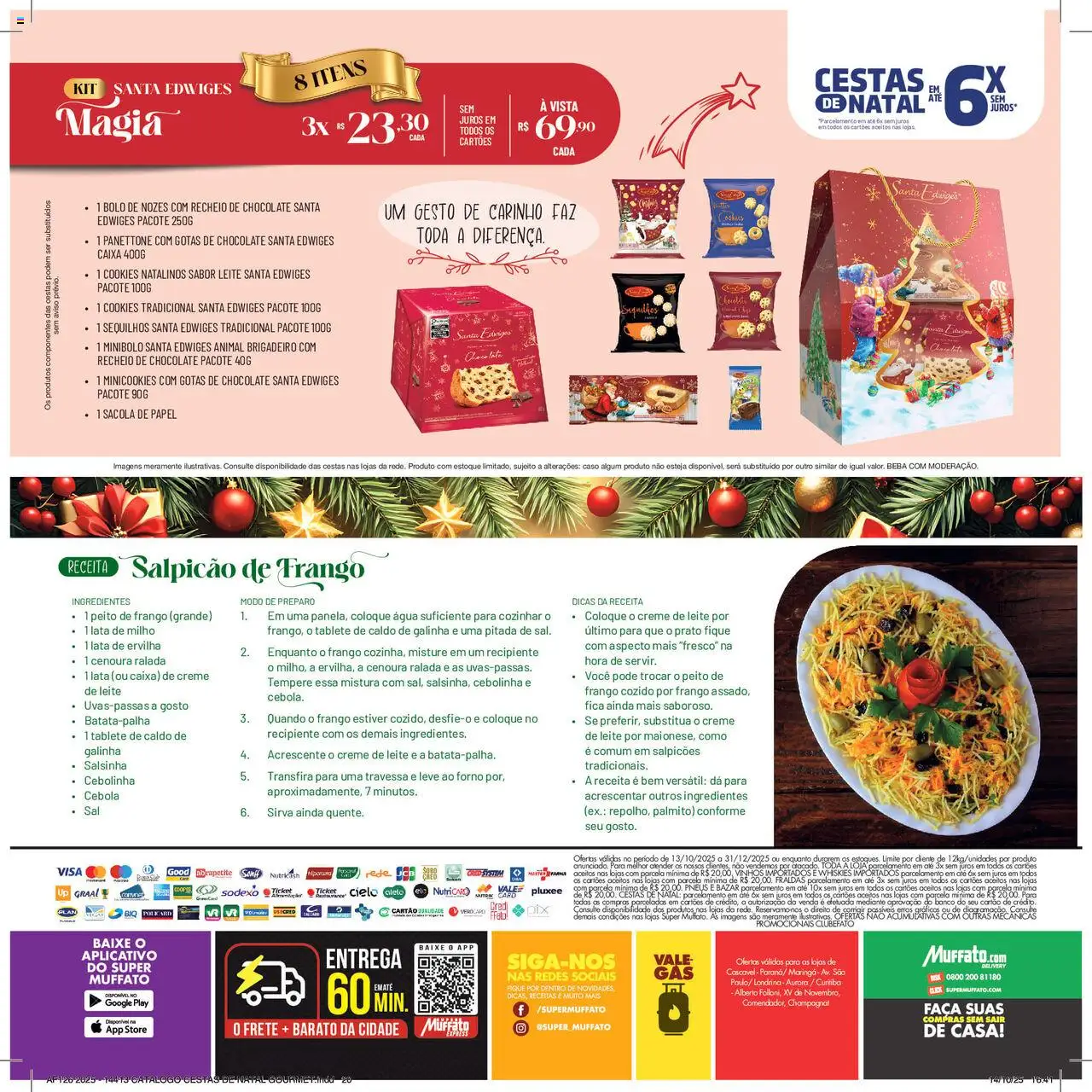 Super Muffato Folheto - válido de 13.10.2025 | Página: 20 | Produtos: Ervilha, Palmito, Caixa, Fraldas