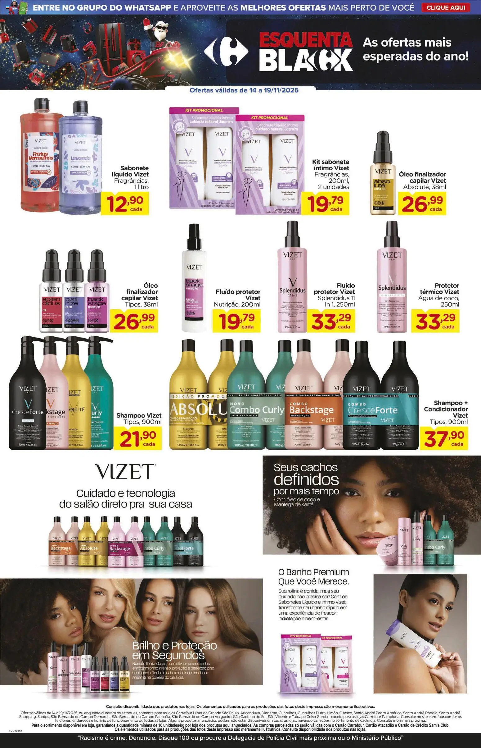 Carrefour Folheto - válido de 14.11.2025 | Página: 10 | Produtos: Coco, Shampoo, Condicionador, Sabonete