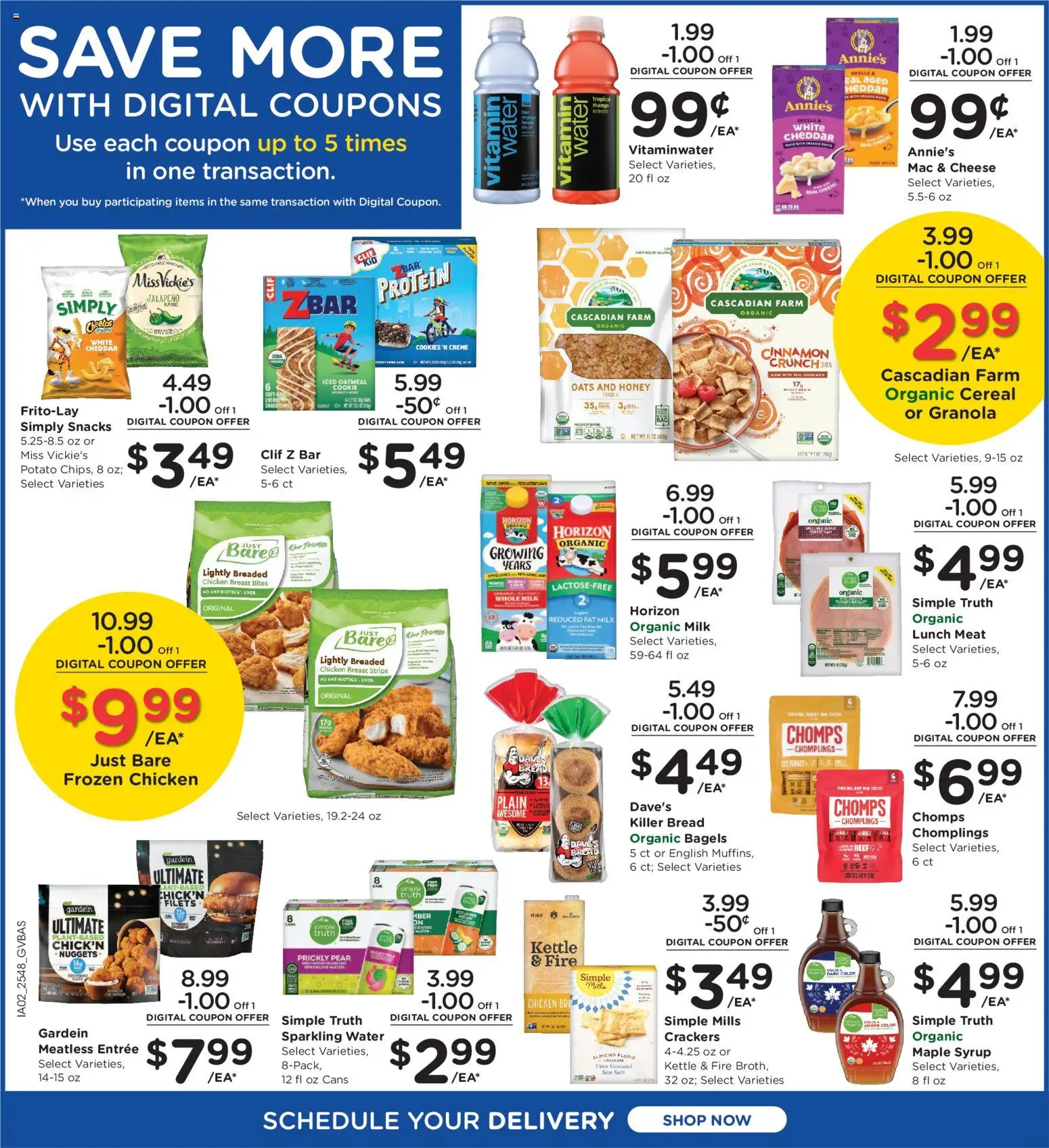 Kroger Ad - valid from 02.01.2026 | Page: 5 | Products: Vitamin, Milk, Cheese, Pasta