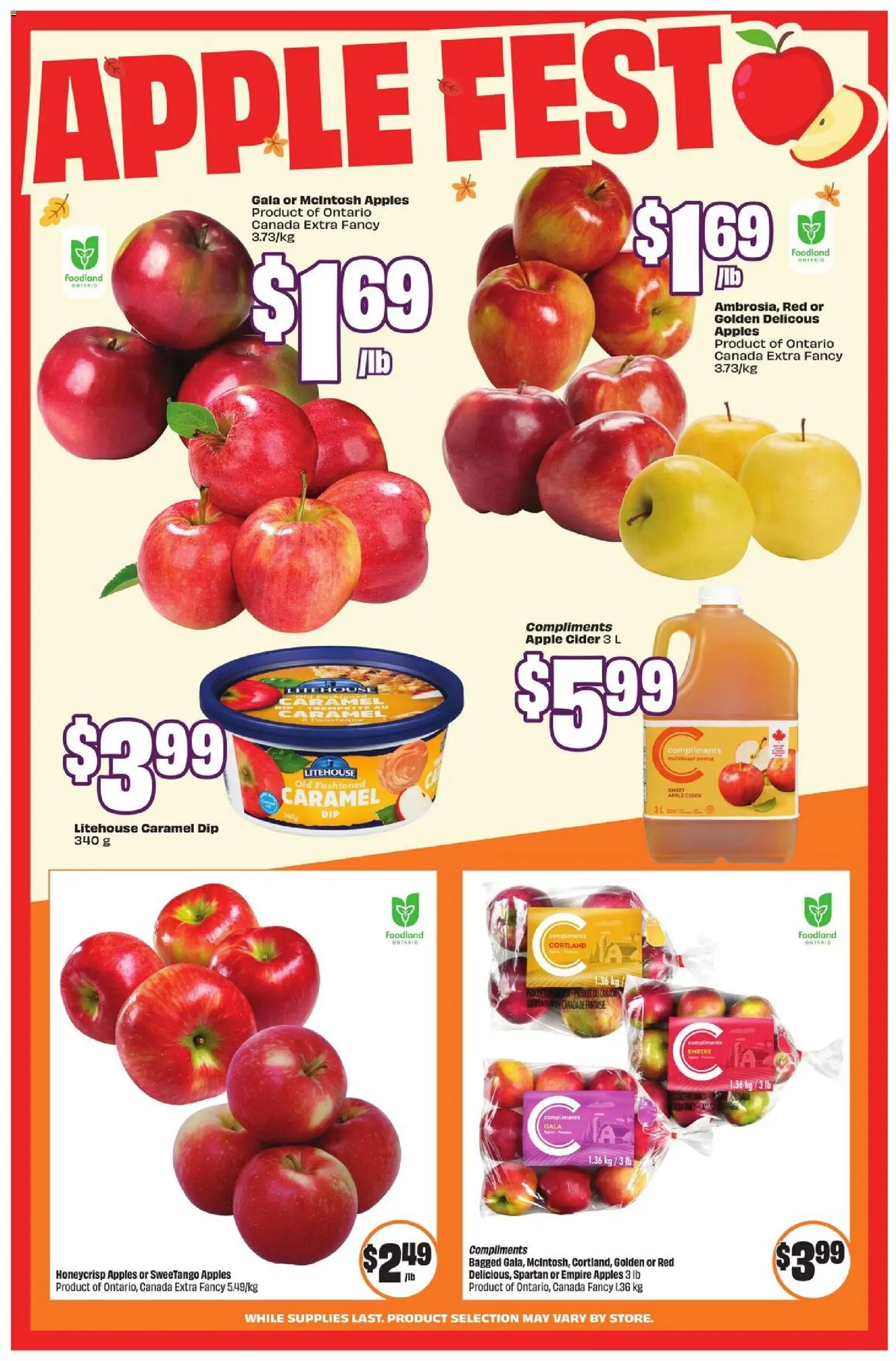 FreshCo flyer valid from 30.10.2025 | Page: 5 | Products: Apples