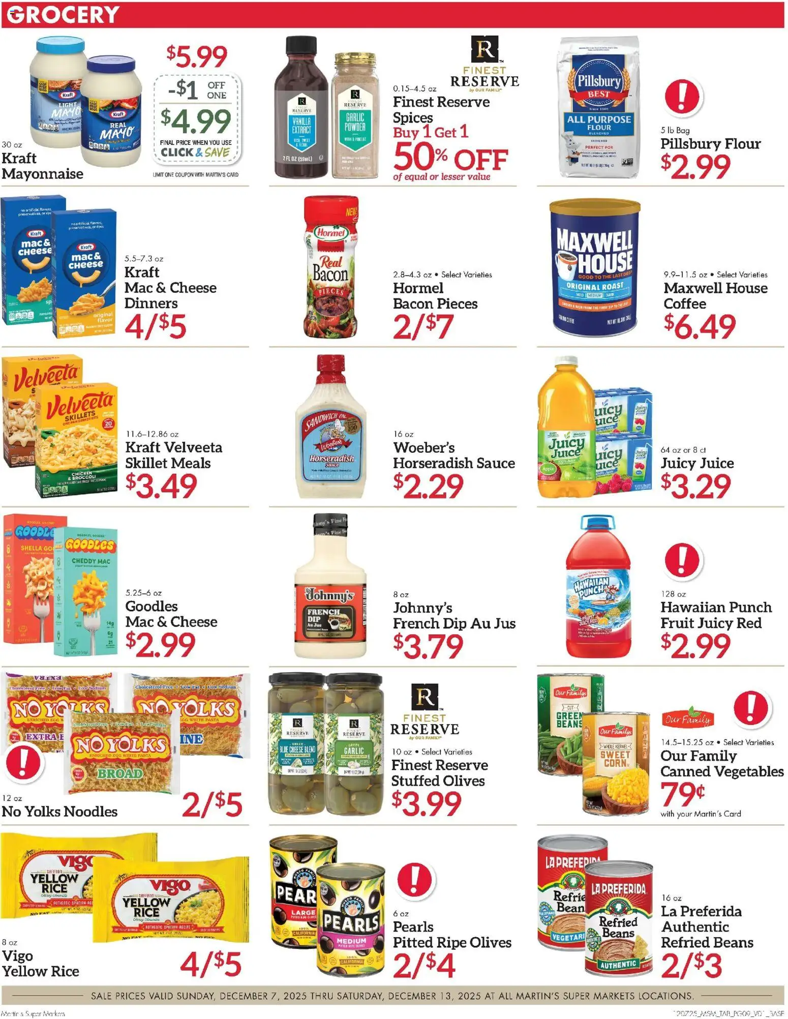 Martin’s Weekly Ad - valid from 07.12.2025 | Page: 9 | Products: Pan, Coffee, Garlic, Pear