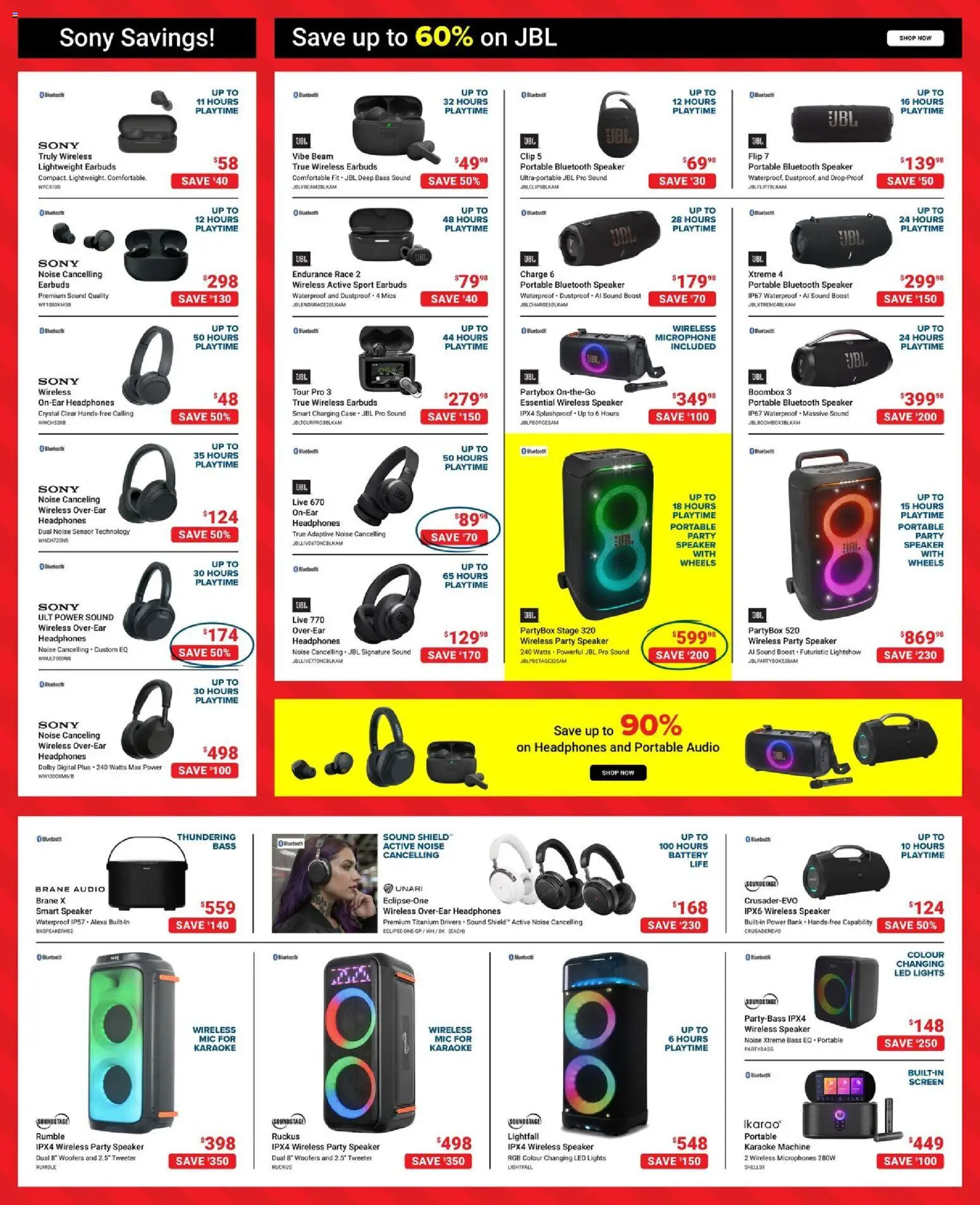 Visions flyer valid from 24.12.2025 | Page: 9 | Products: Headphones, Microphone, Speaker, Battery