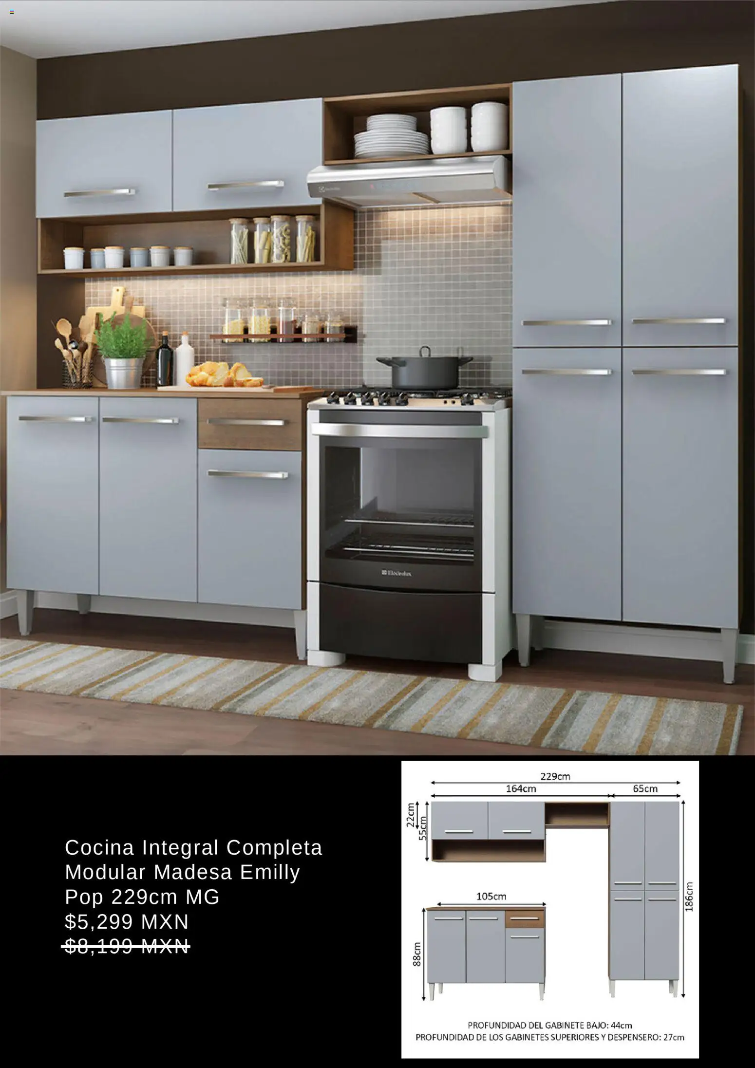 Nuevas ofertas de Sears válidas en toda la República Mexicana desde el 08.01.2026. ¡Encuentra las mejores ofertas en Sears catálogo! | Página: 4 | Productos: Gabinete, Cocina, Modular