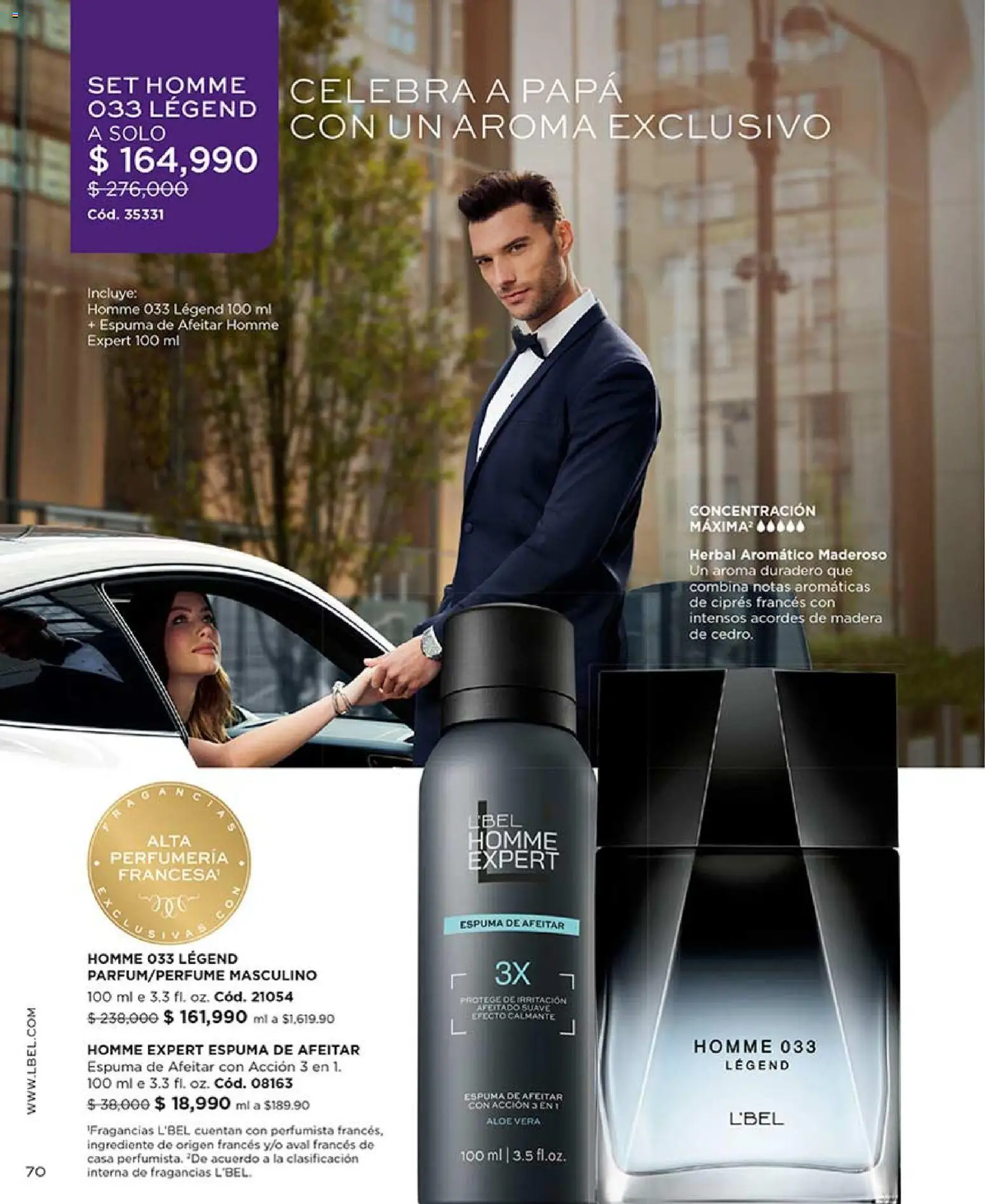 L'Bel revista - valida desde el 15.04.2026 | Página: 72 | Productos: Espuma, Espuma de afeitar, Papa, Loción tonificante