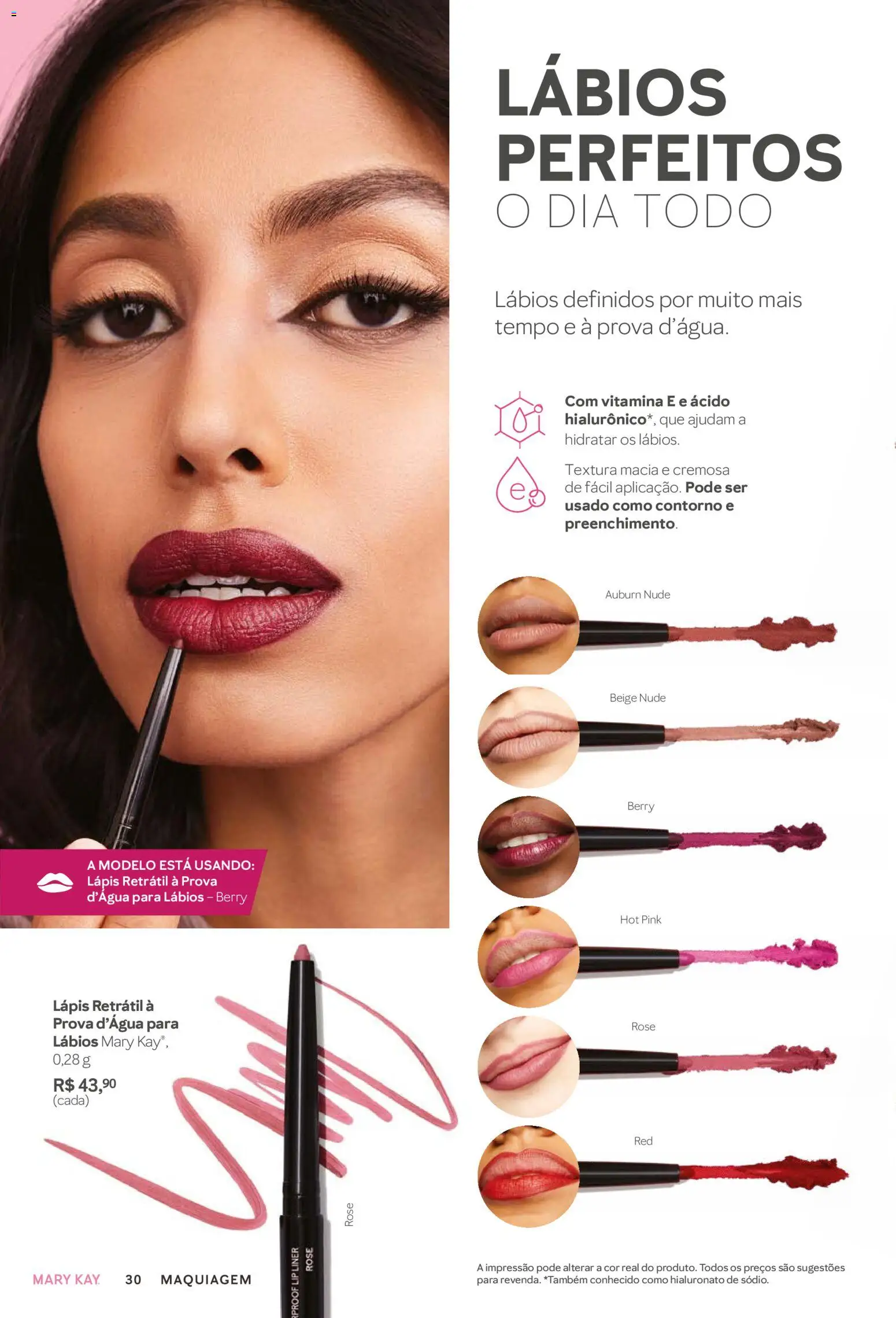 Mary Kay Folheto - válido de 01.11.2025 | Página: 30 | Produtos: Maquiagem, Lápis