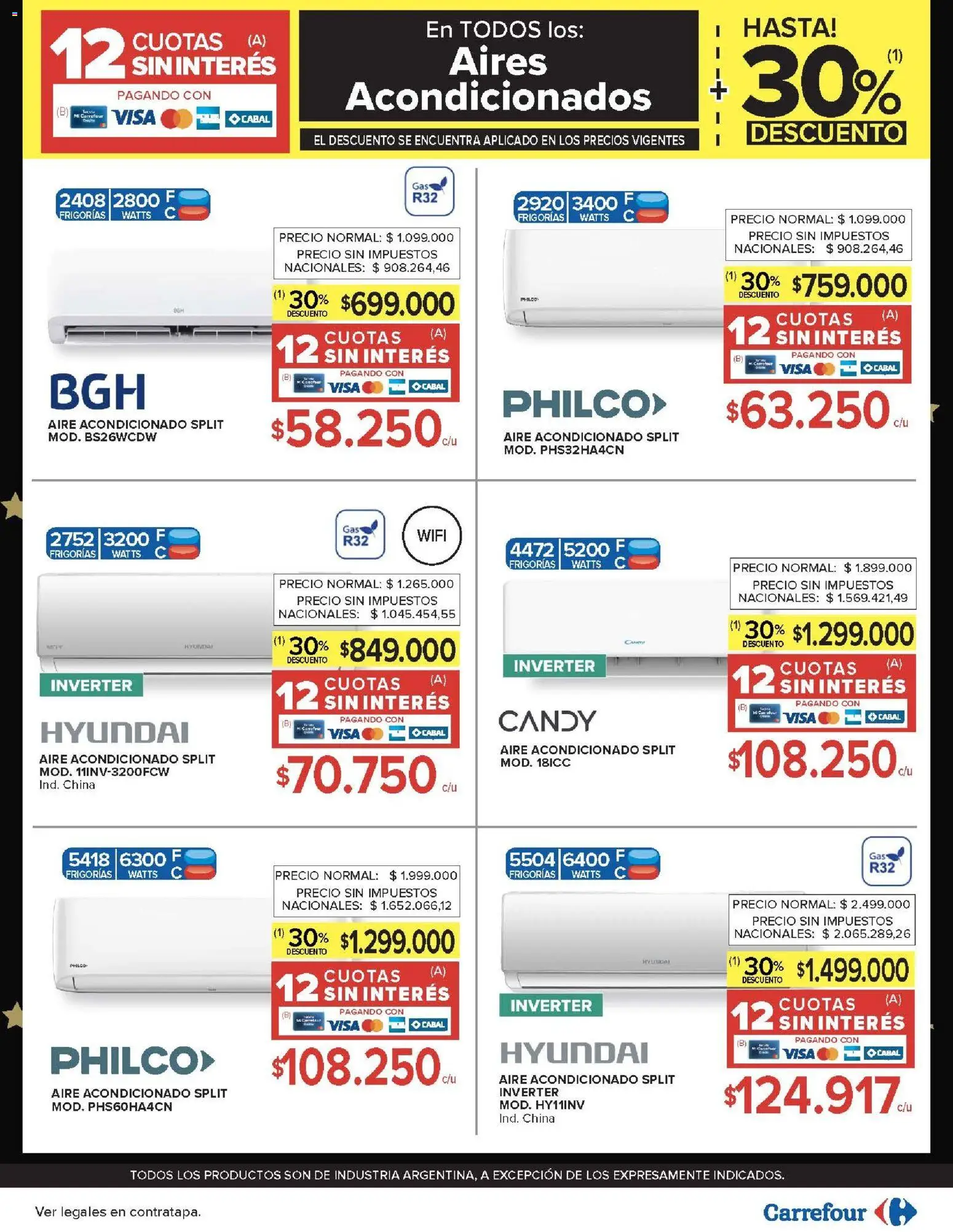 Carrefour ofertas │ válido desde el 19.12.2025 | Página: 30 | Productos: Aire acondicionado