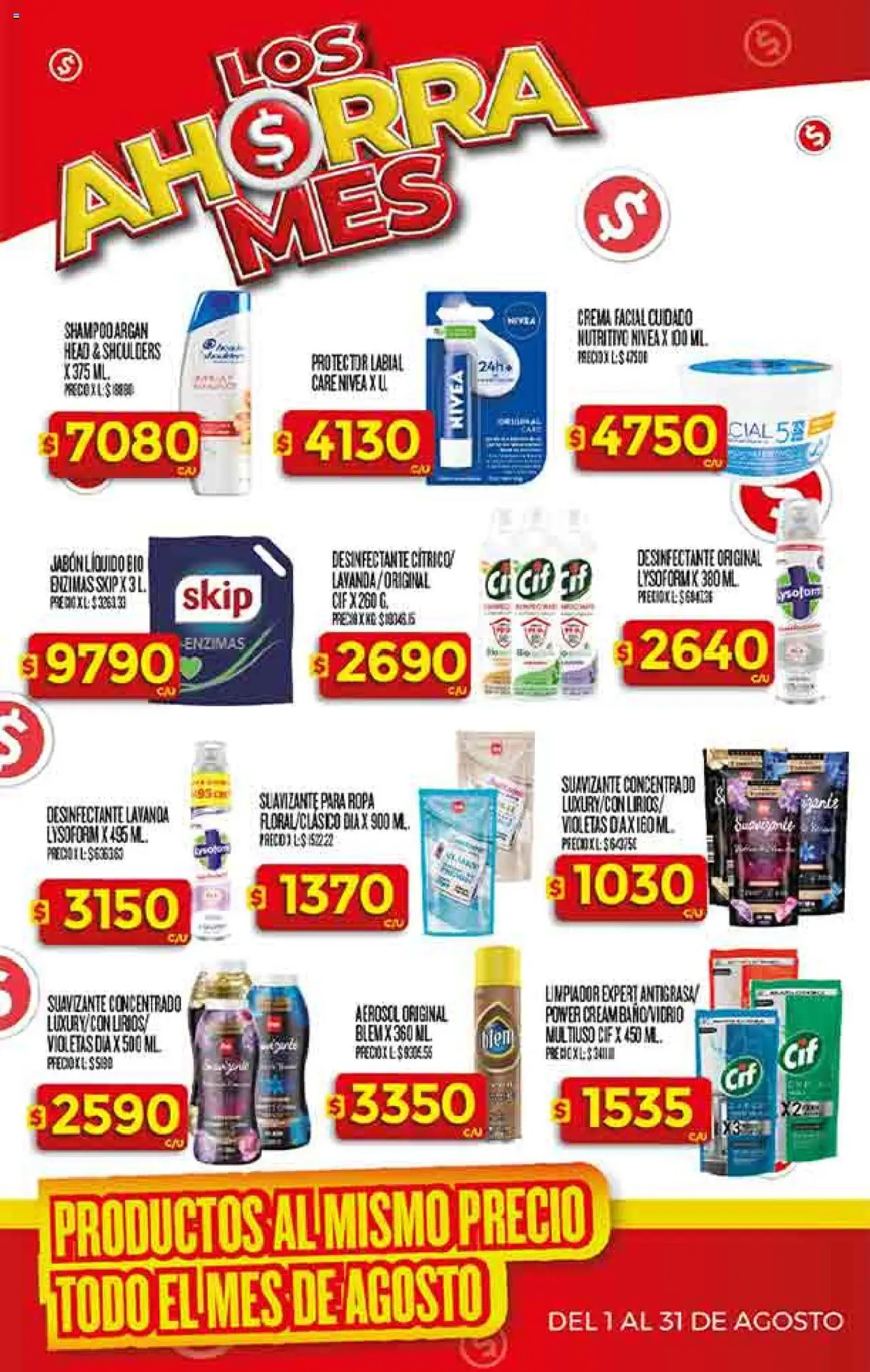 Supermercado DIA Ofertas - Salta y Jujuy │ válido desde el 30.07.2025 | Página: 32 | Productos: Antigrasa, Desinfectante, Jabón líquido, Jabón