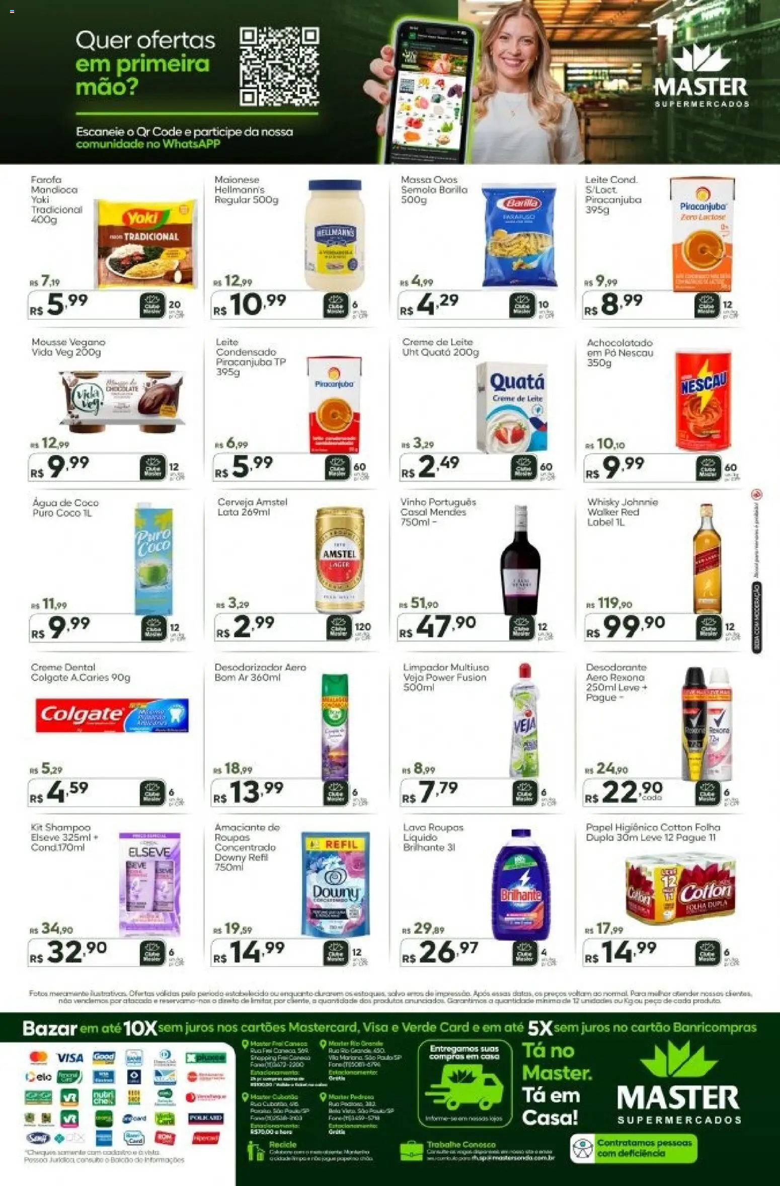 Master Folheto - válido de 10.04.2026 | Página: 2 | Produtos: Mousse, Nescau, Ovos, Creme de leite