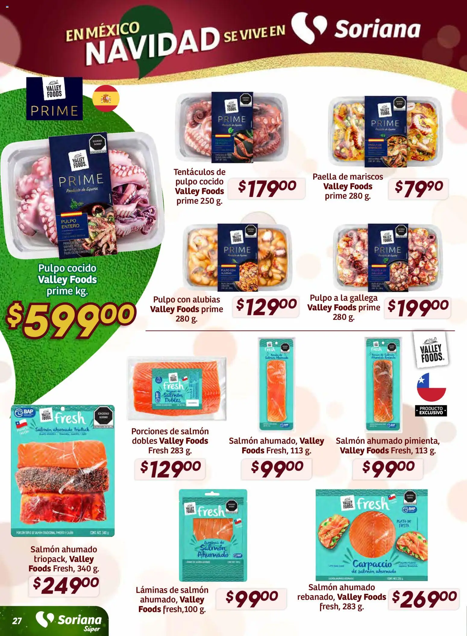Nuevas ofertas de Soriana válidas en toda la República Mexicana desde el 11.12.2025. ¡Encuentra las mejores ofertas en Soriana - Preciazazaso Súper: Ags, Col, Gto, Jal, Mich! | Página: 27