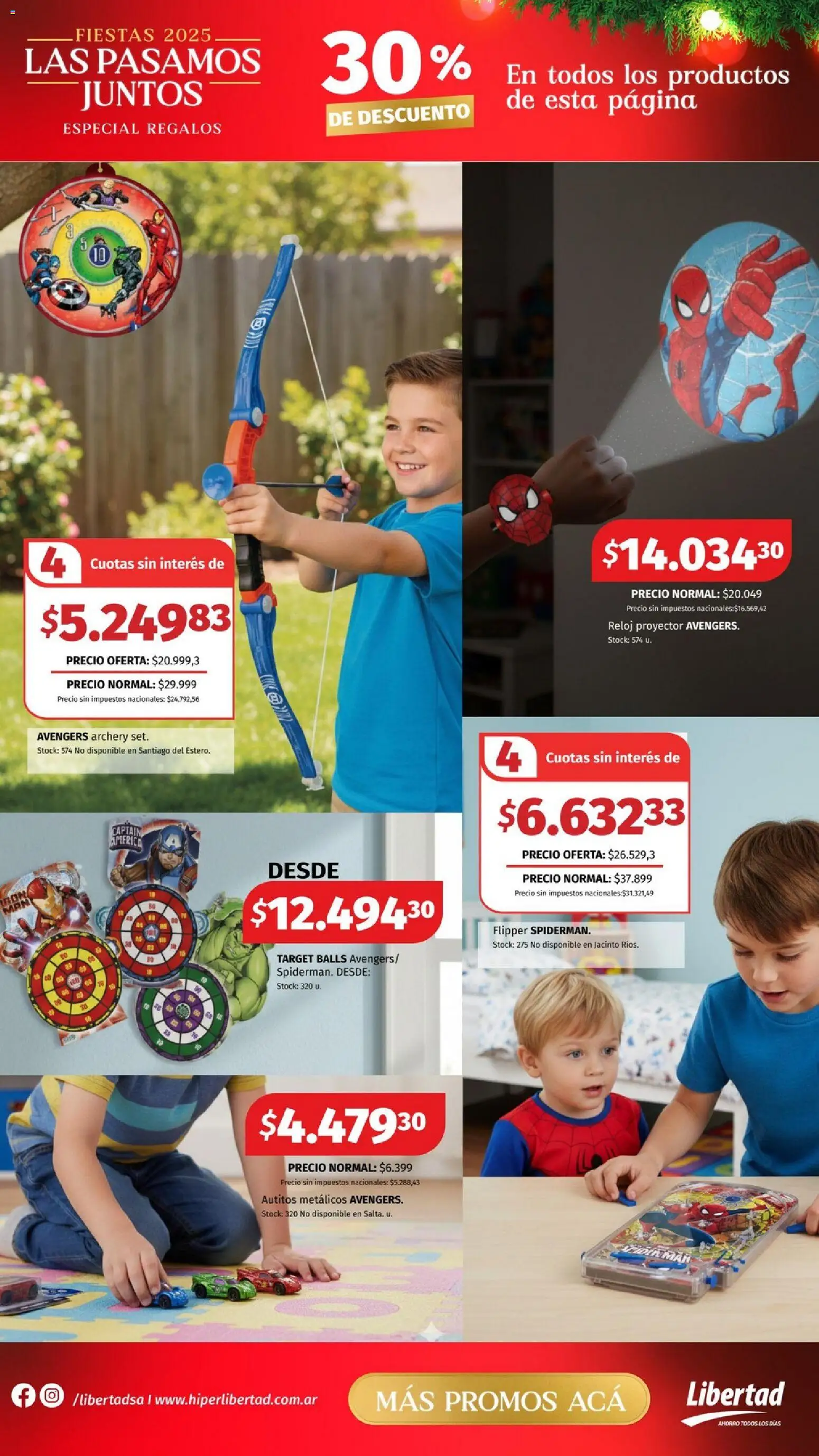 Hipermercado Libertad - Especial Regalos │ válido desde el 04.12.2025 | Página: 11 | Productos: Reloj, Proyector