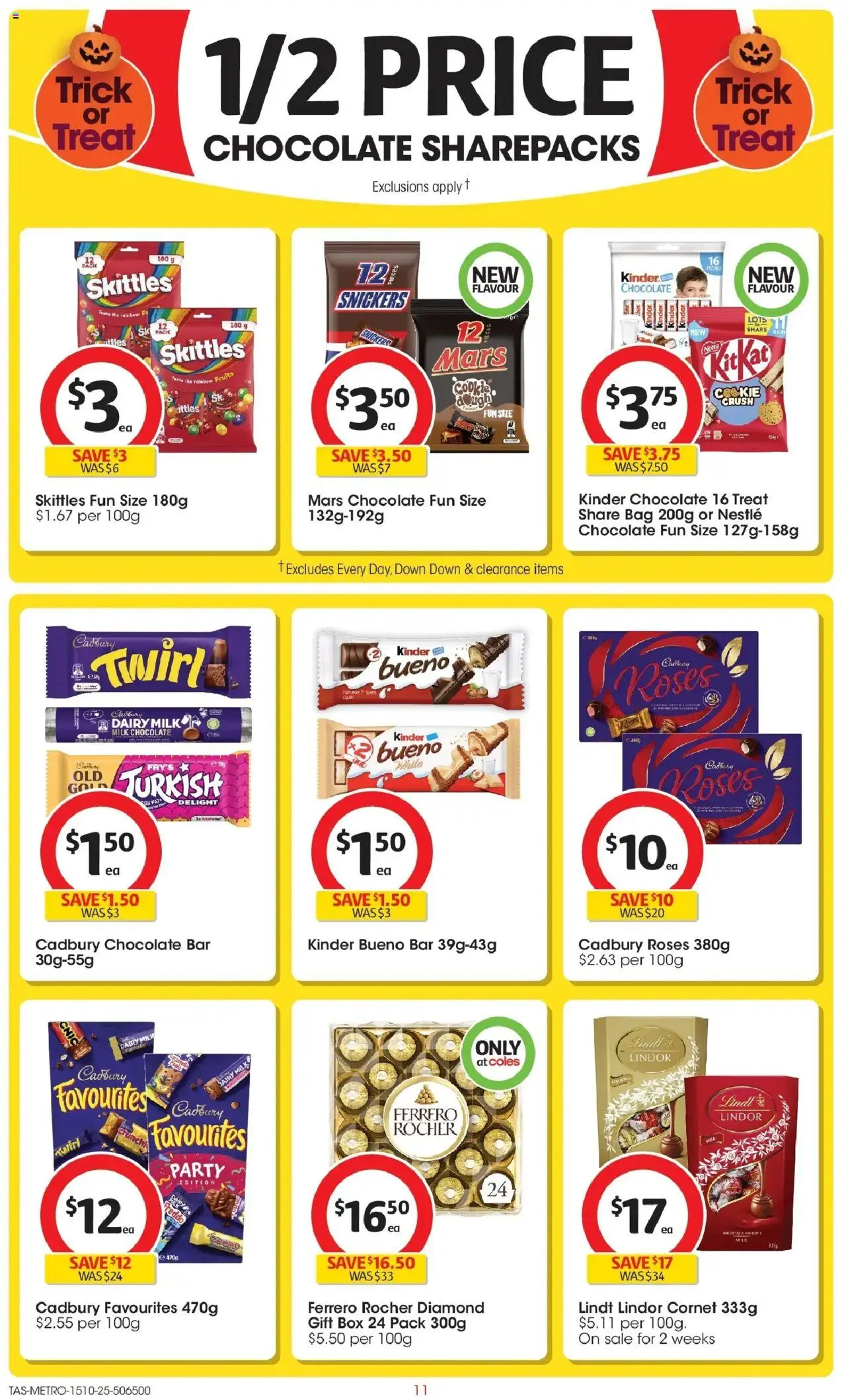 Coles catalogue - valid from 15.10.2025 | Page: 11 | Products: Box, Dairy, Fruits, Bag