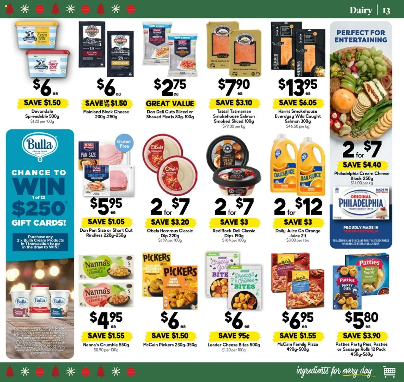 Drakes catalogue - valid from 17.12.2025 | Page: 13 | Products: Dairy, Juice, Phone, Device