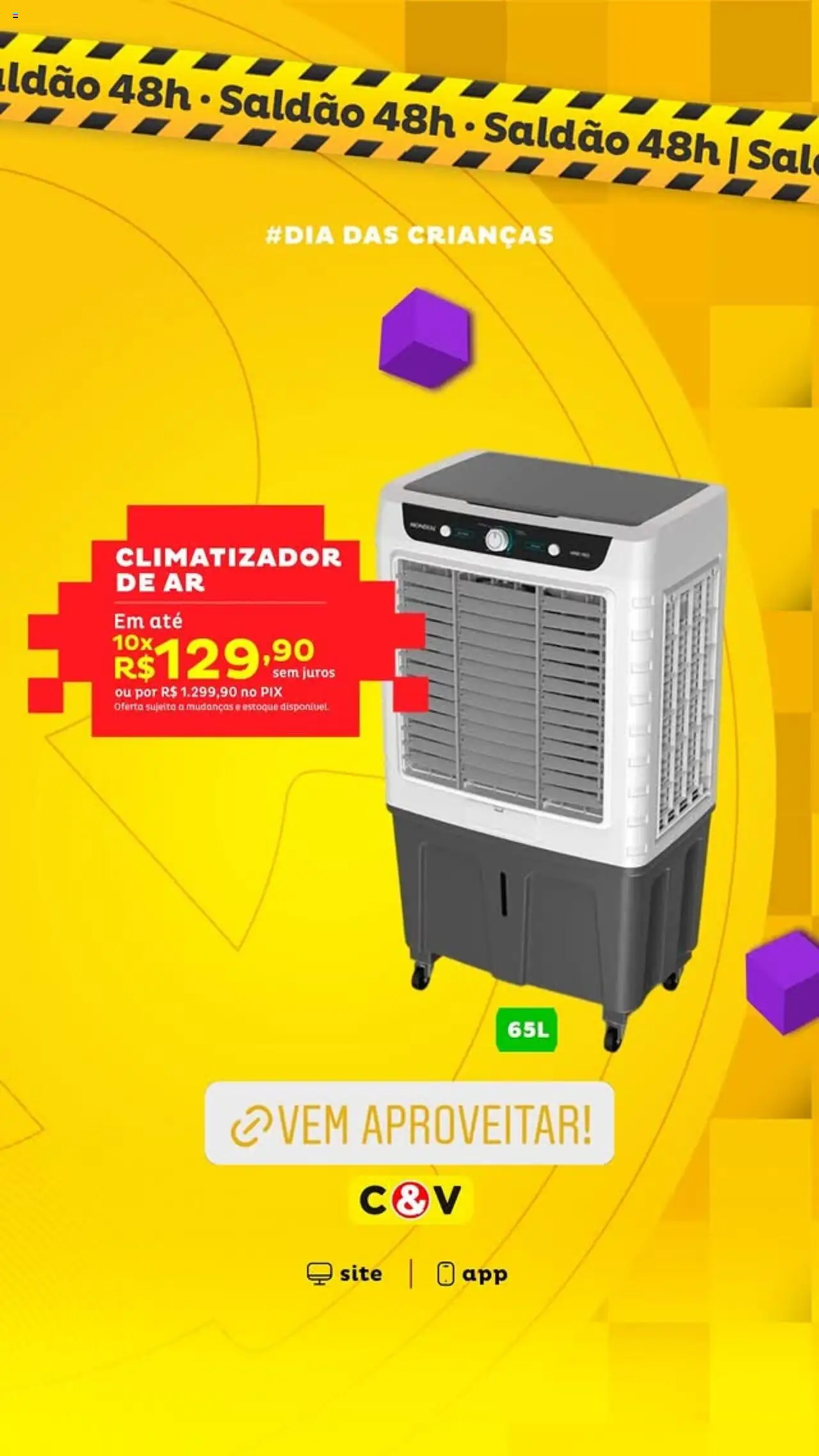 Casa e Video Folheto - válido de 06.10.2025 | Página: 1 | Produtos: Climatizador de Ar, Sal