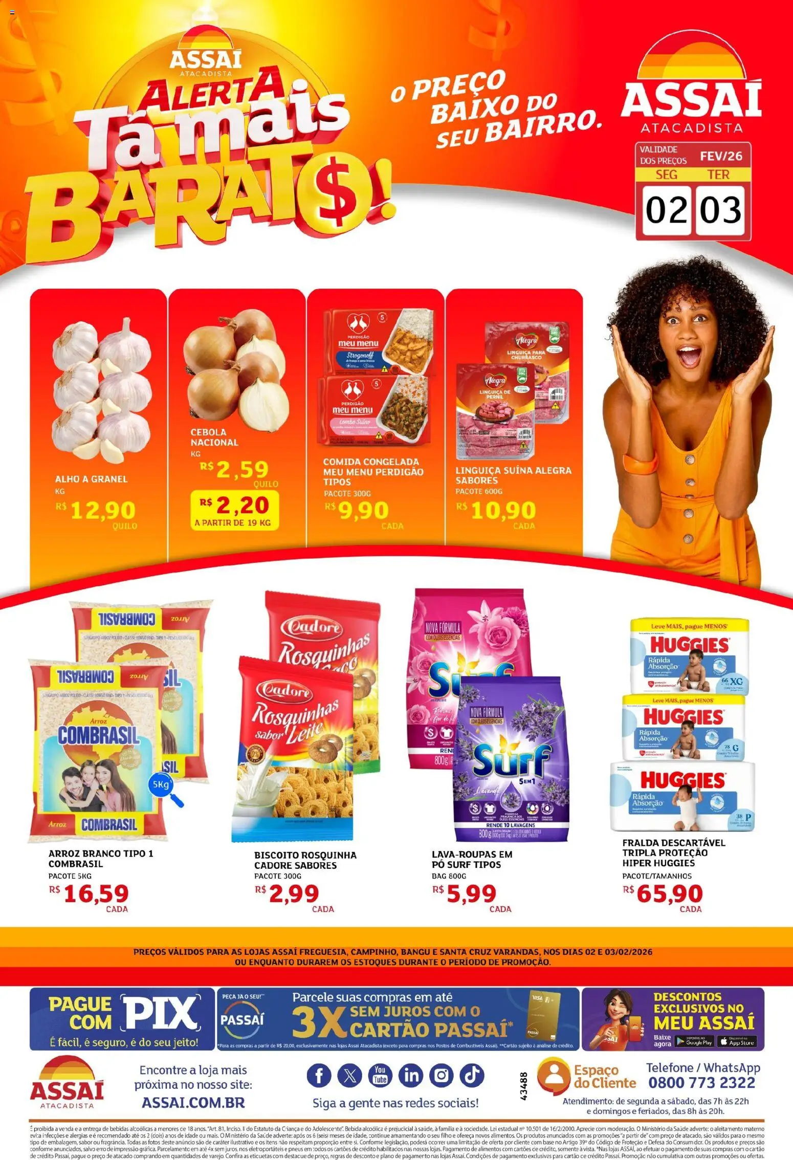 Assaí Atacadista Folheto - válido de 02.02.2026 | Página: 1